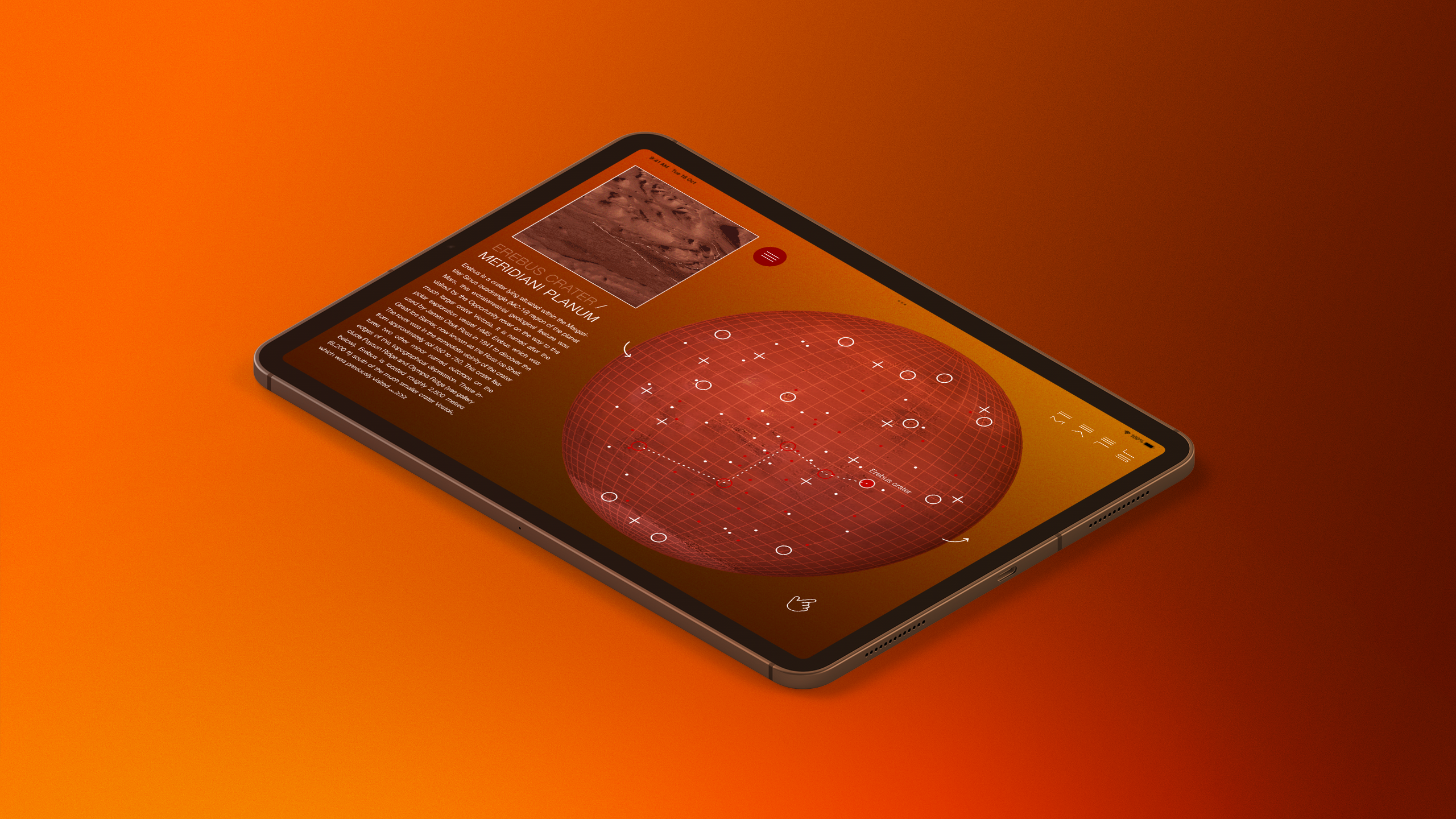FEEL MARS / UI Concept — Изображение №1 — Интерфейсы, Графика на Dprofile