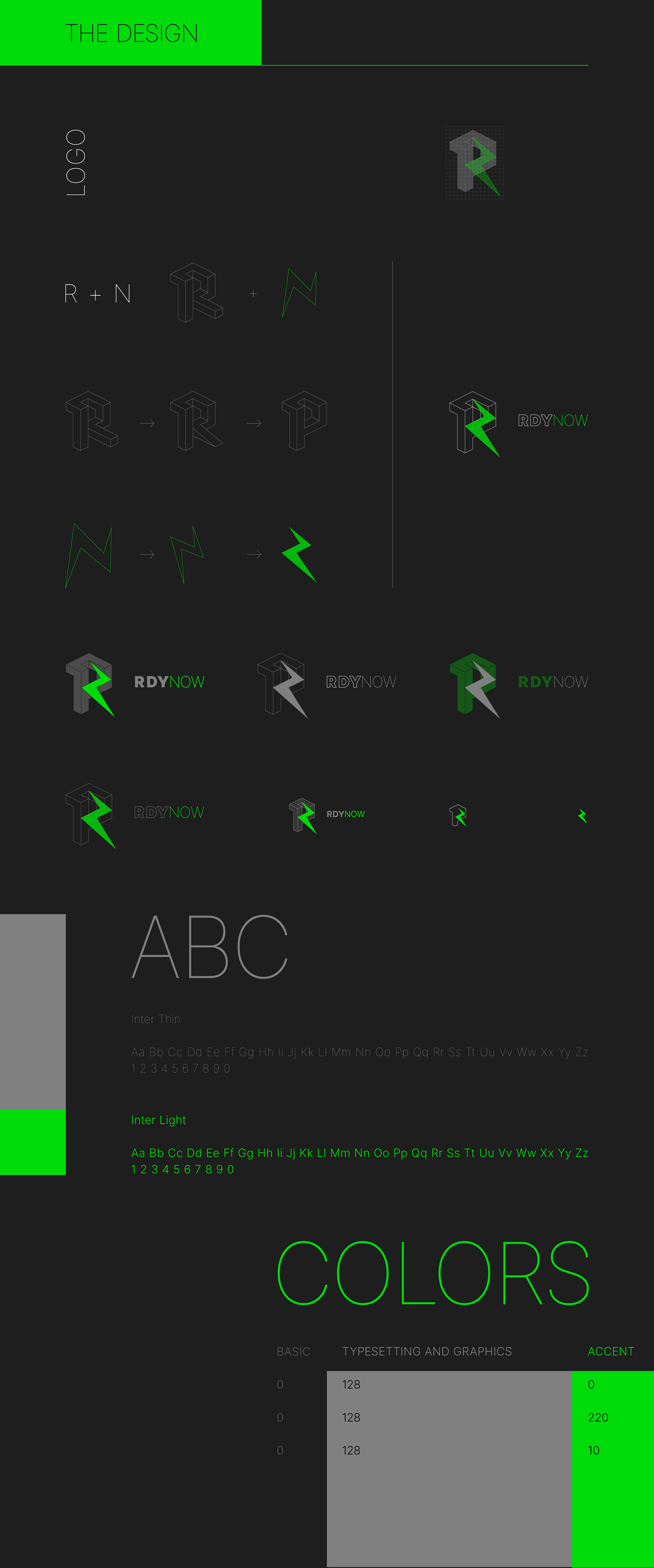 READY NOW / Logo & Brand Identity — Изображение №4 — Интерфейсы, Графика на Dprofile