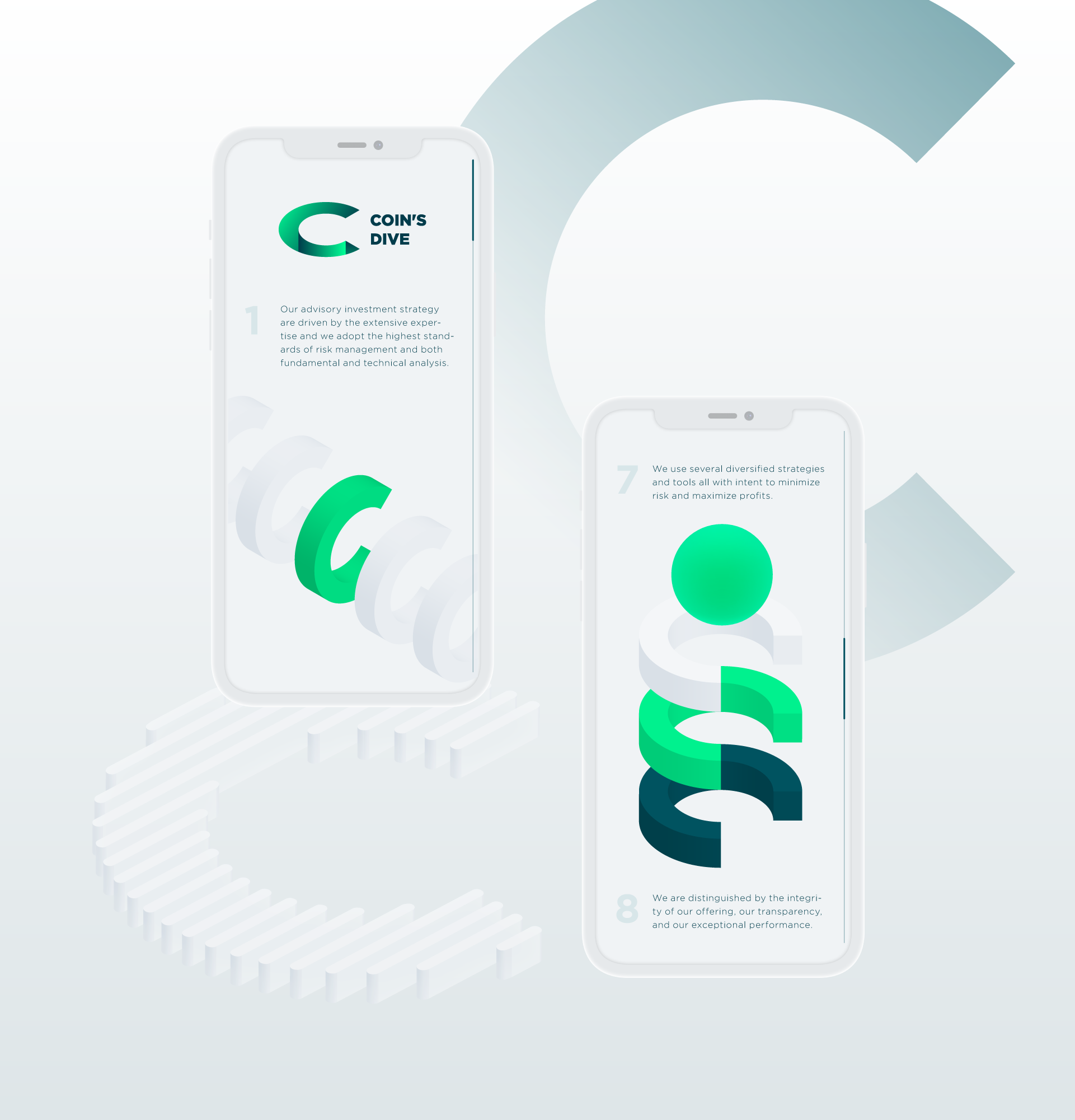 Coin's Dive / Logo & Brand Identity — Изображение №3 — Брендинг, Графика на Dprofile