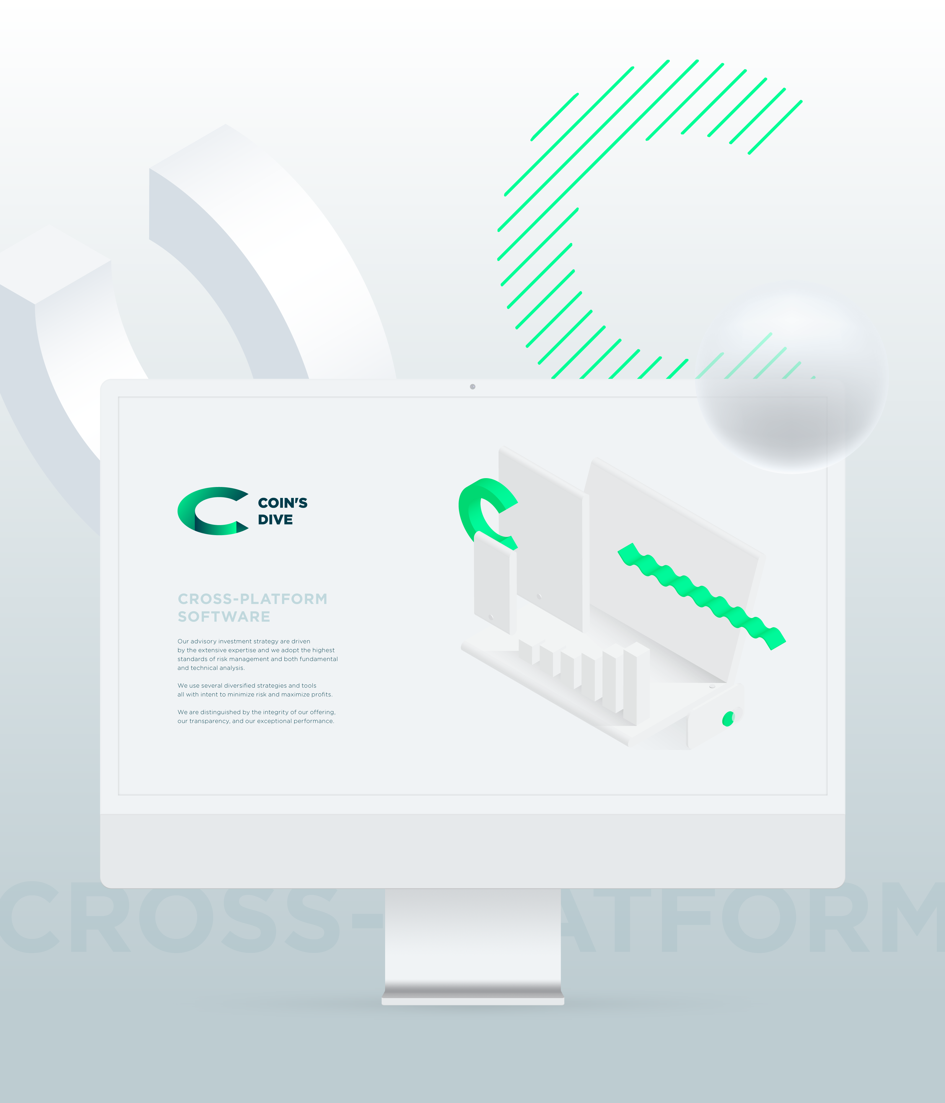 Coin's Dive / Logo & Brand Identity — Изображение №8 — Брендинг, Графика на Dprofile