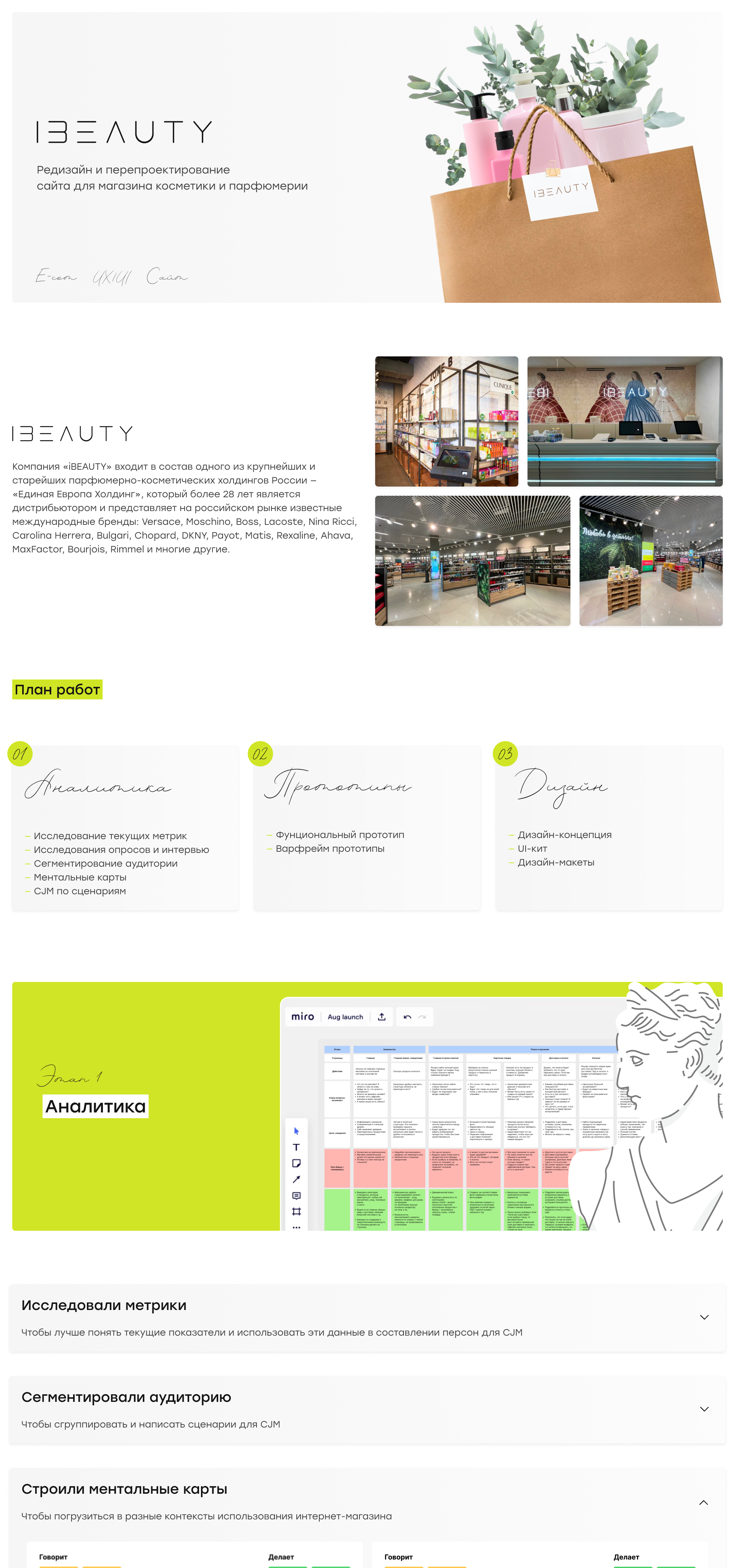 iBeauty — интернет-магазин — Изображение №1 — Интерфейсы на Dprofile