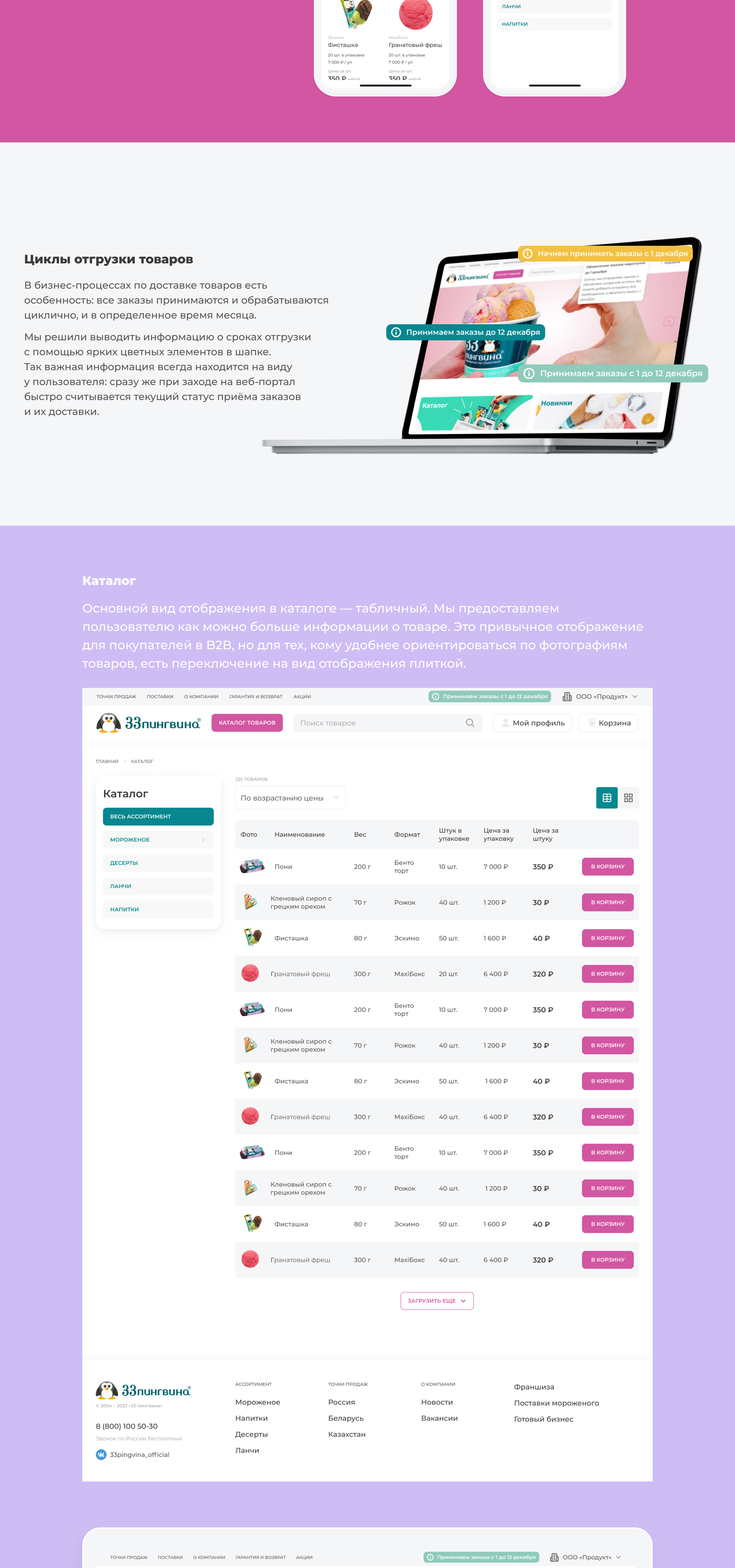 33 пингвина — B2B портал — Изображение №3 — Интерфейсы на Dprofile