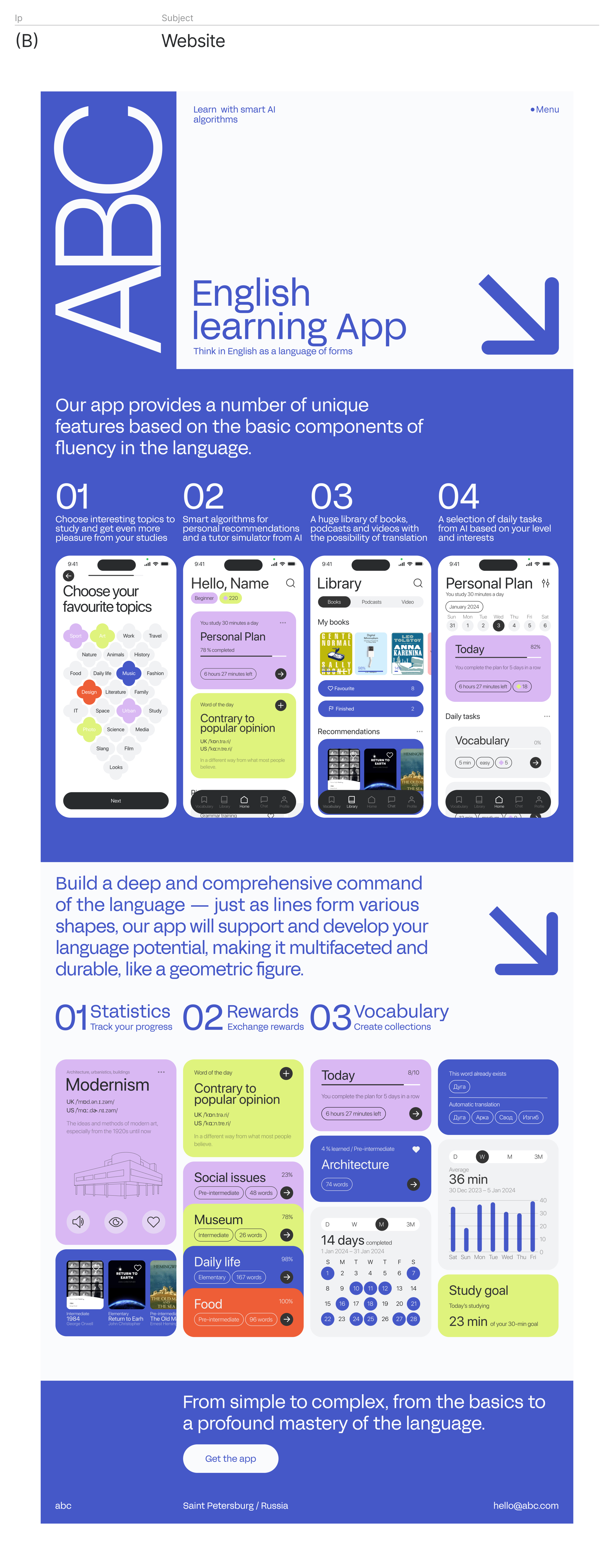 ABC app | UX / UI — Изображение №22 — Интерфейсы, Графика на Dprofile