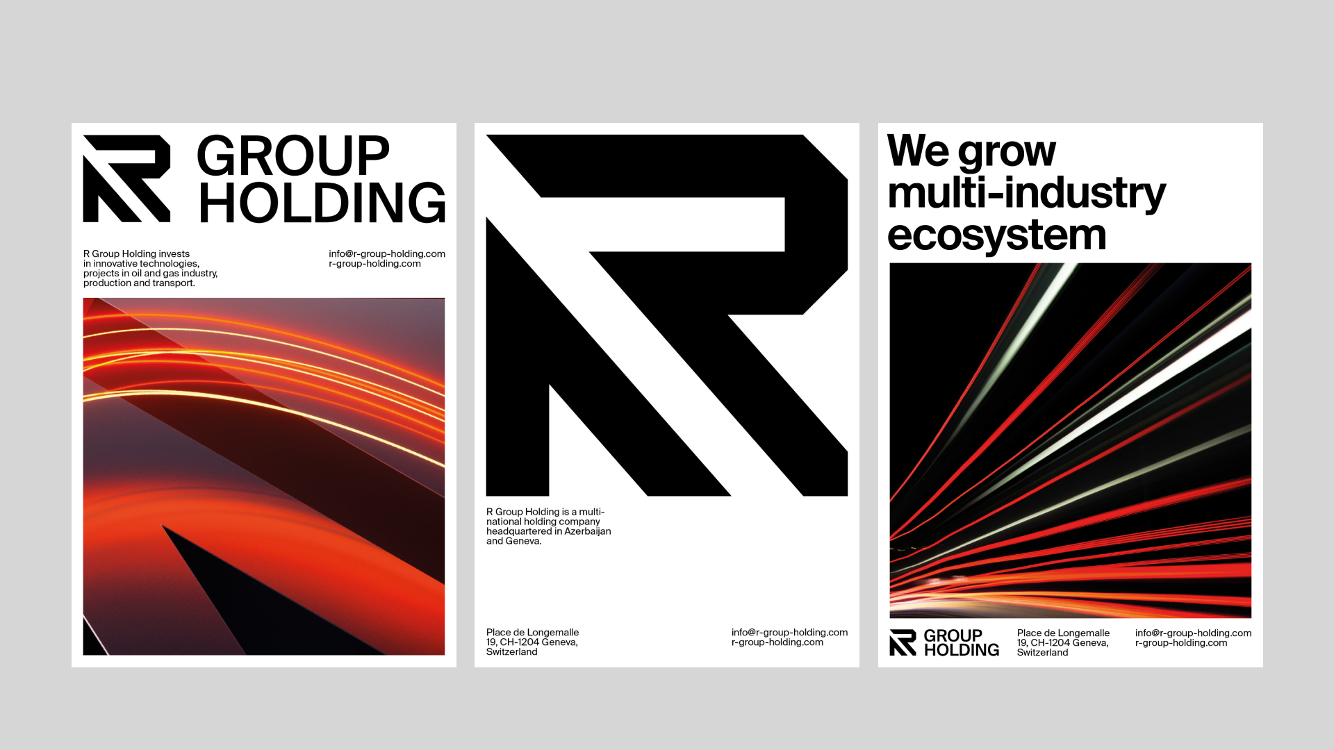 R Group Holding. Брендинг холдинга — Изображение №3 — Интерфейсы, Брендинг на Dprofile