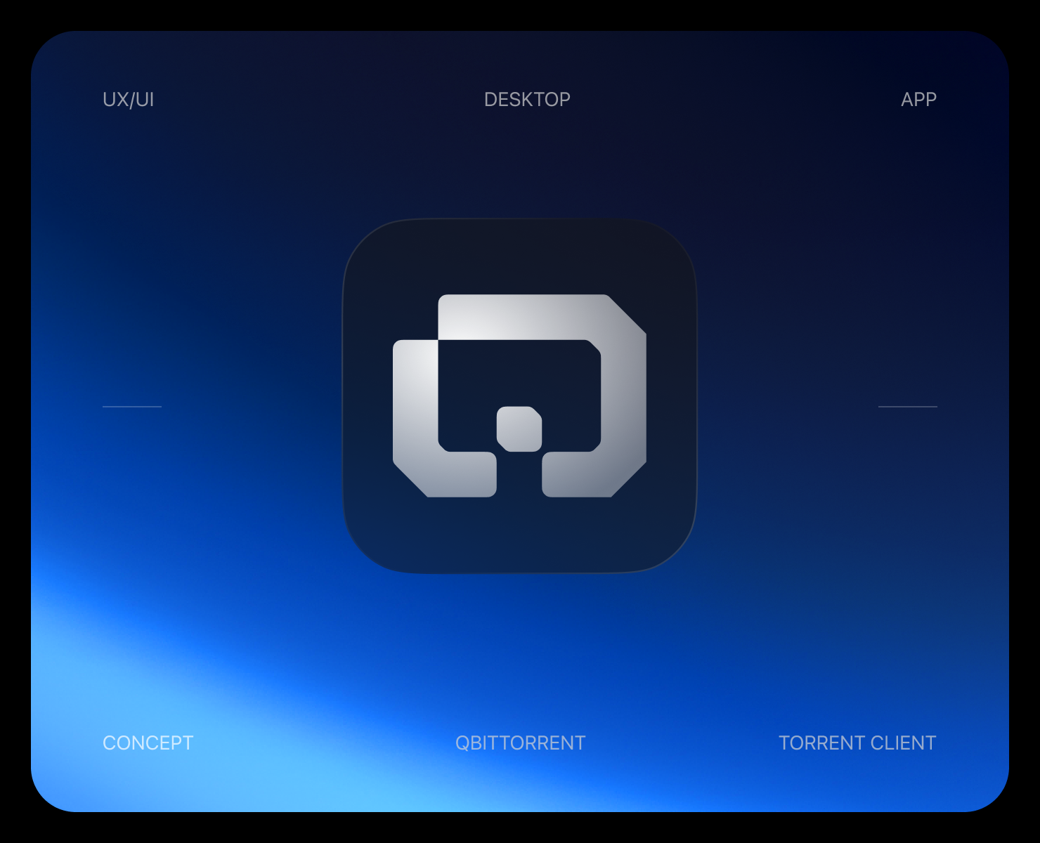 Concept qBittorrent App — Интерфейсы на Dprofile