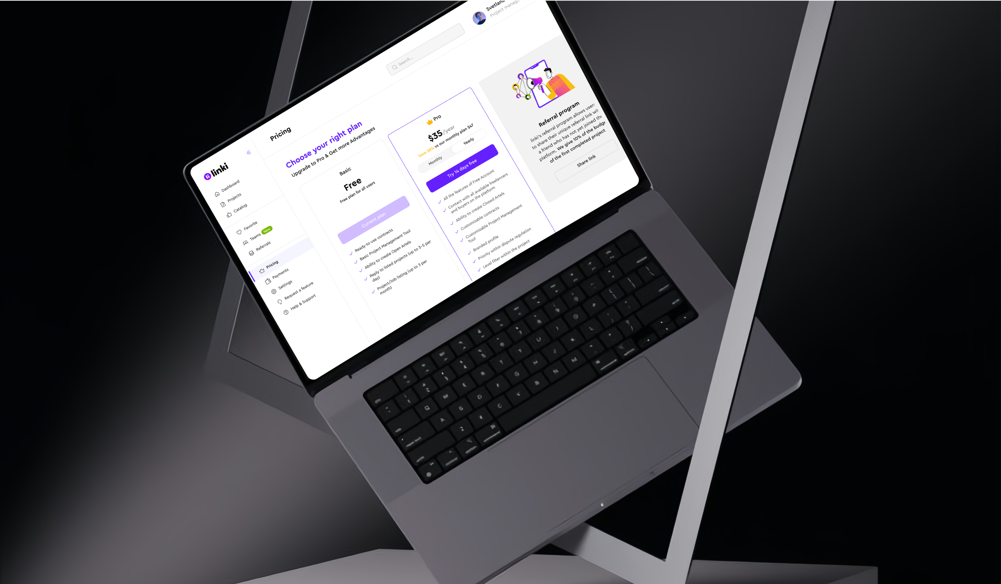Мобильное приложение-Linki, UI/UX, Mobile app, интерфейс — Изображение №16 — Интерфейсы на Dprofile