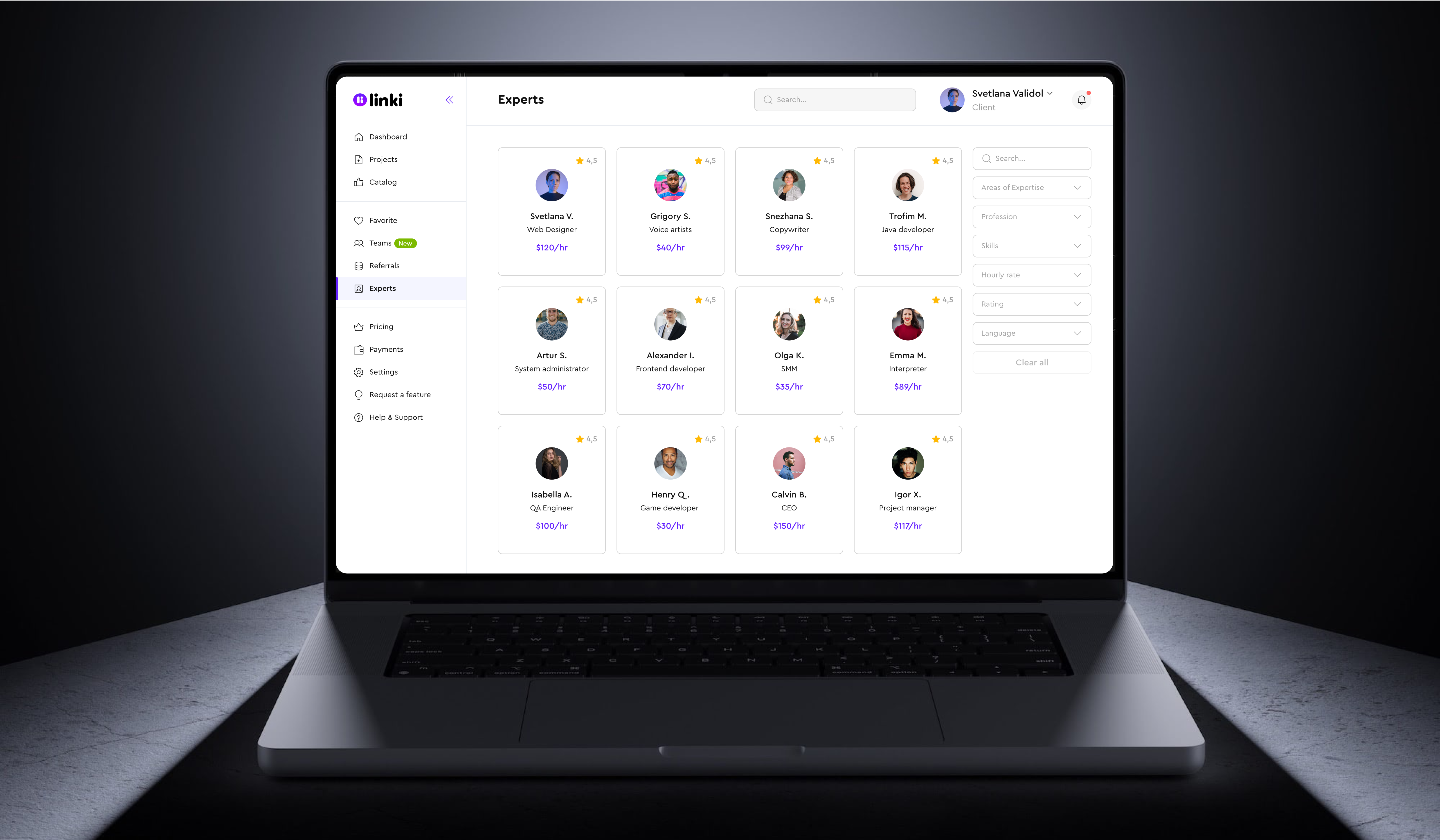 Мобильное приложение-Linki, UI/UX, Mobile app, интерфейс — Изображение №19 — Интерфейсы на Dprofile