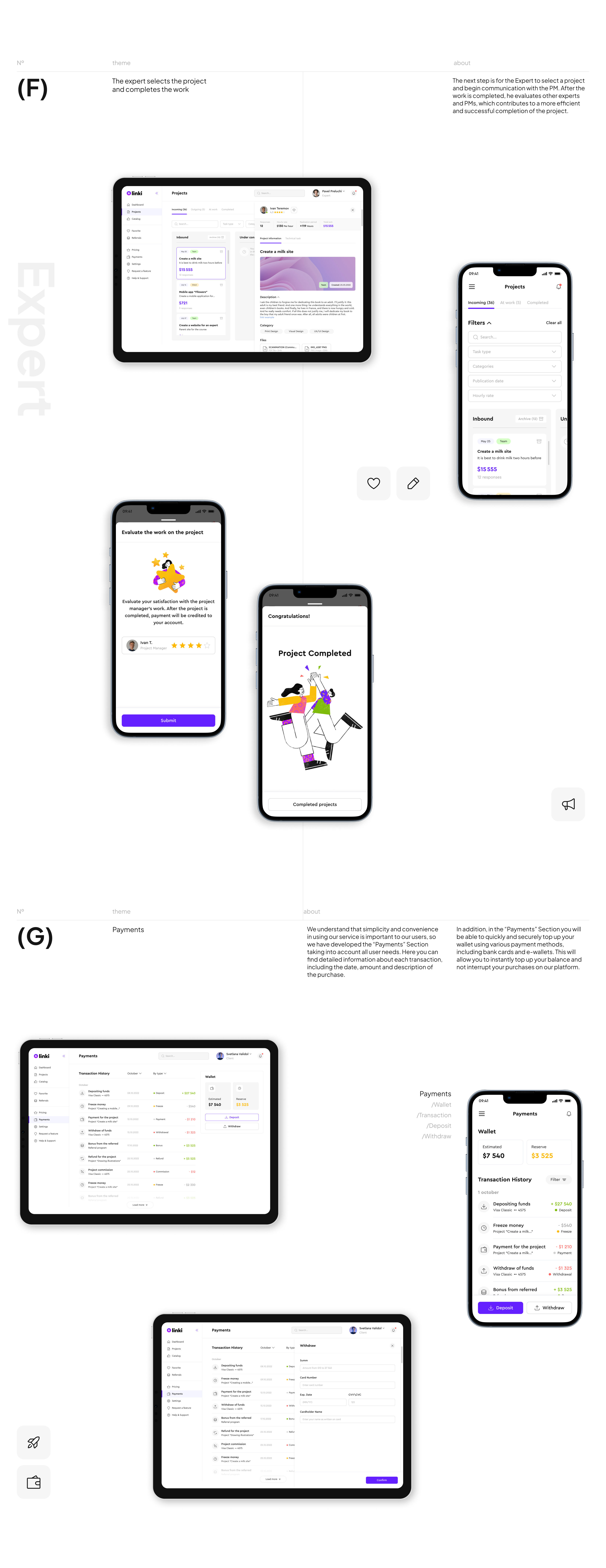 Мобильное приложение-Linki, UI/UX, Mobile app, интерфейс — Изображение №15 — Интерфейсы на Dprofile