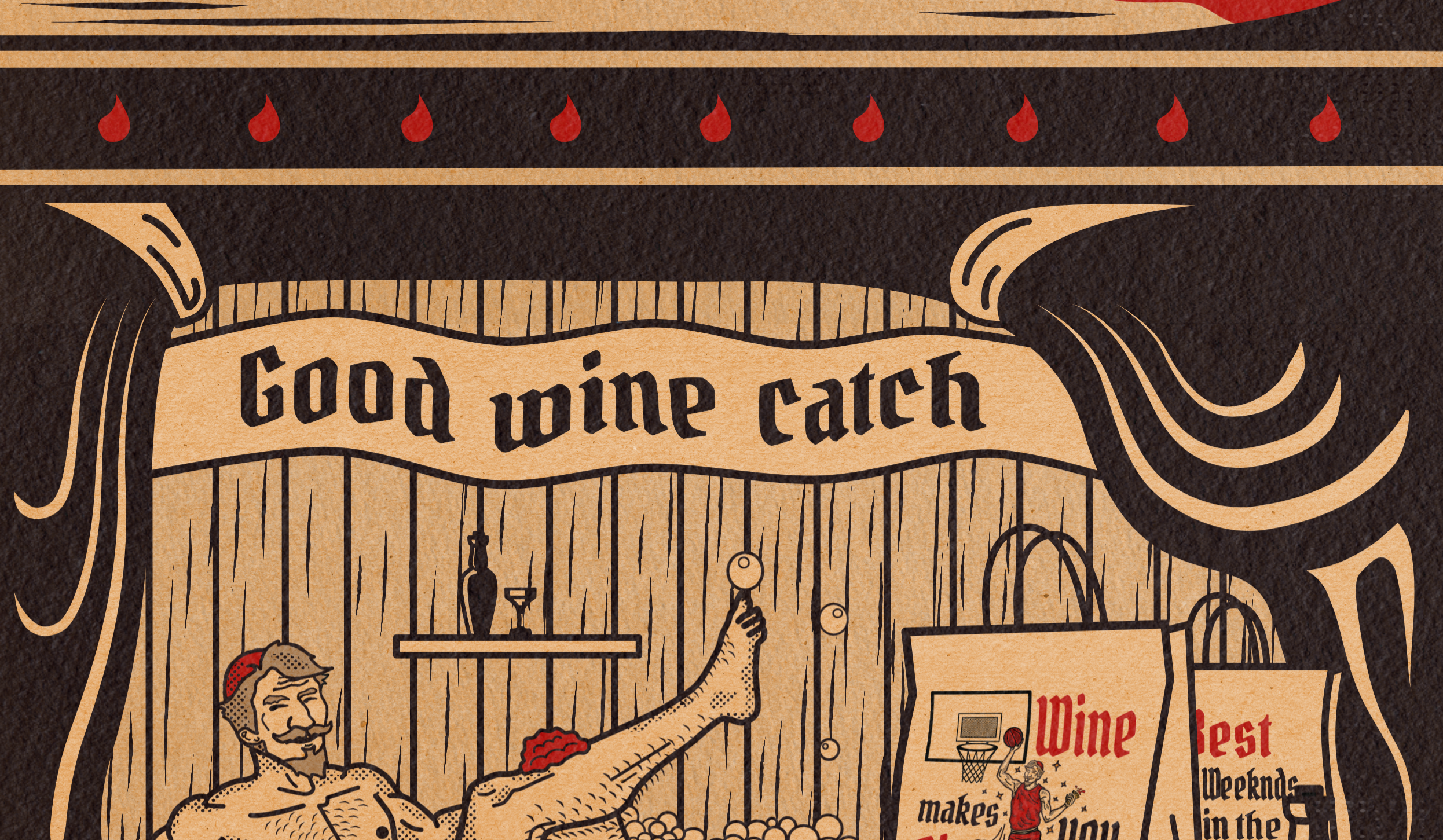 InQuiz | Restoraunt | Brand identity — Изображение №16 — Брендинг, Иллюстрация на Dprofile