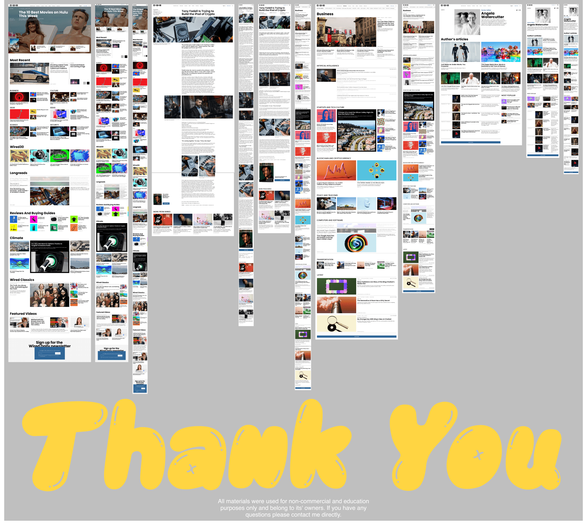 WIRED | Magazine Website Redesign — Изображение №14 — Интерфейсы на Dprofile