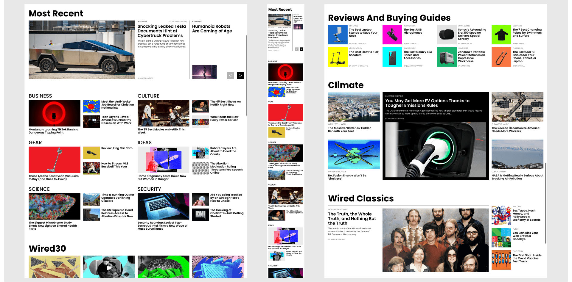 WIRED | Magazine Website Redesign — Изображение №7 — Интерфейсы на Dprofile