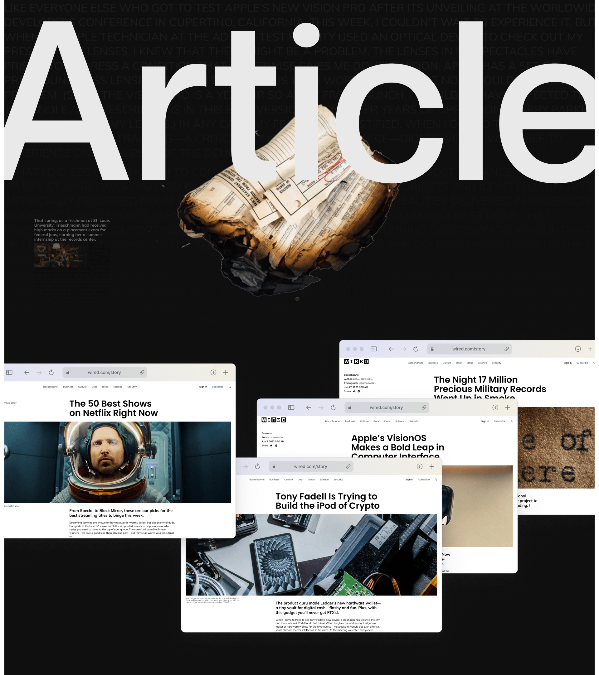 WIRED | Magazine Website Redesign — Изображение №8 — Интерфейсы на Dprofile