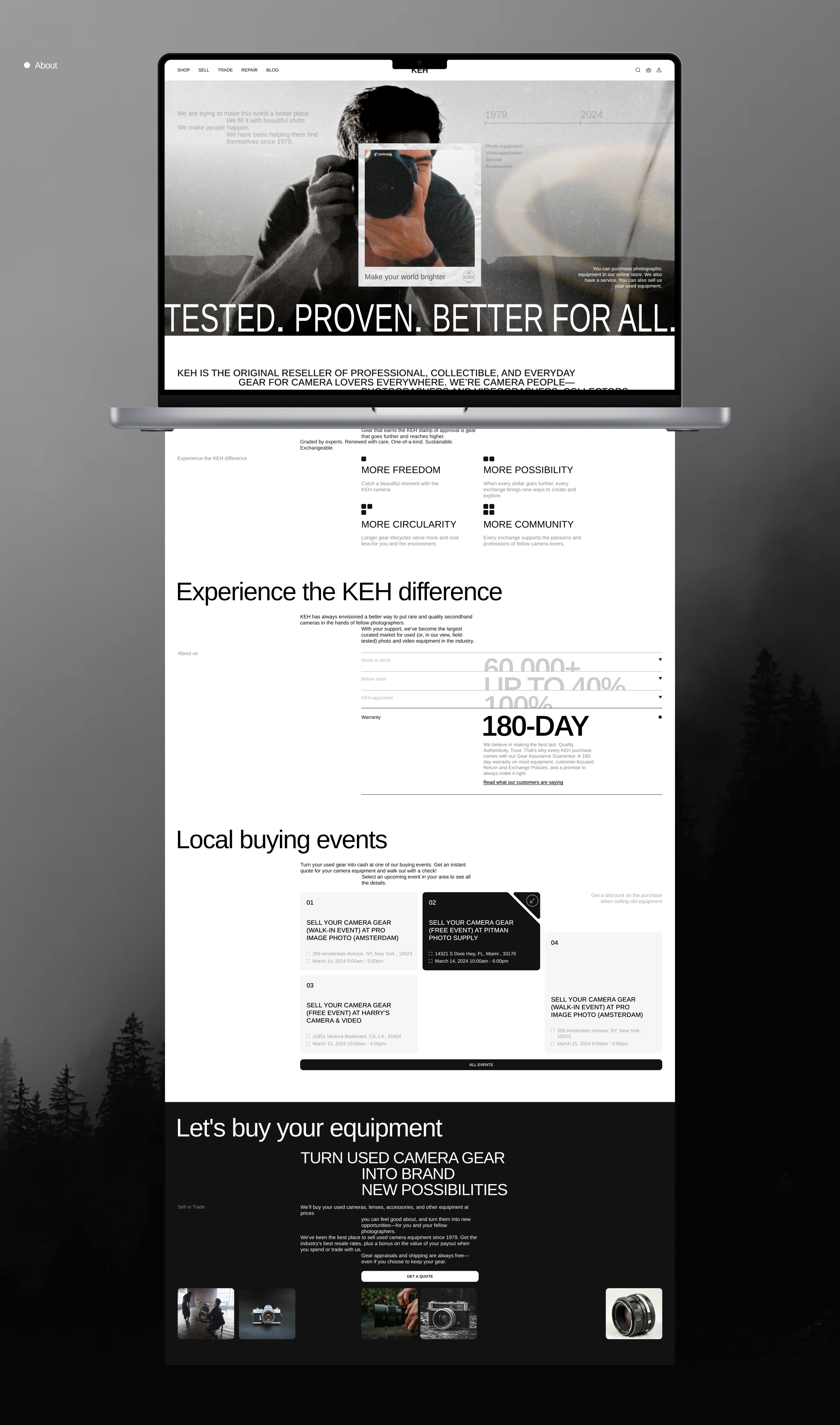 KEH | Online store — Изображение №14 — Интерфейсы на Dprofile