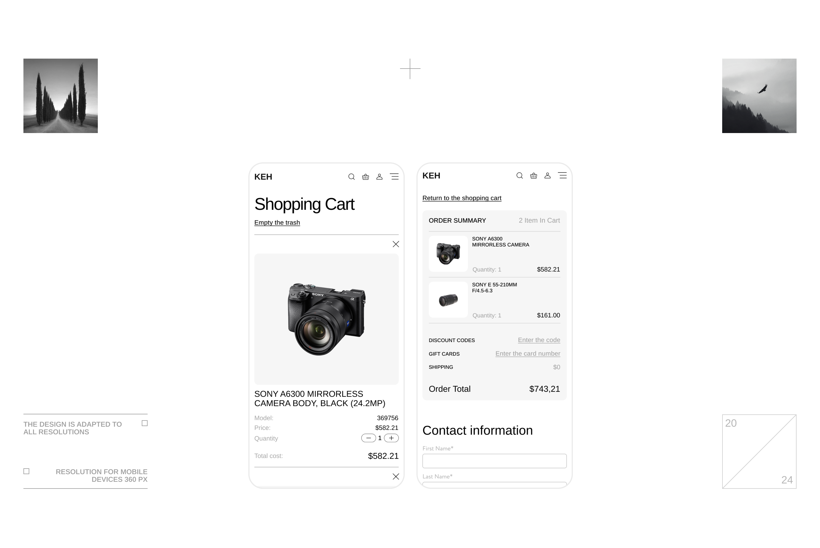 KEH | Online store — Изображение №18 — Интерфейсы на Dprofile