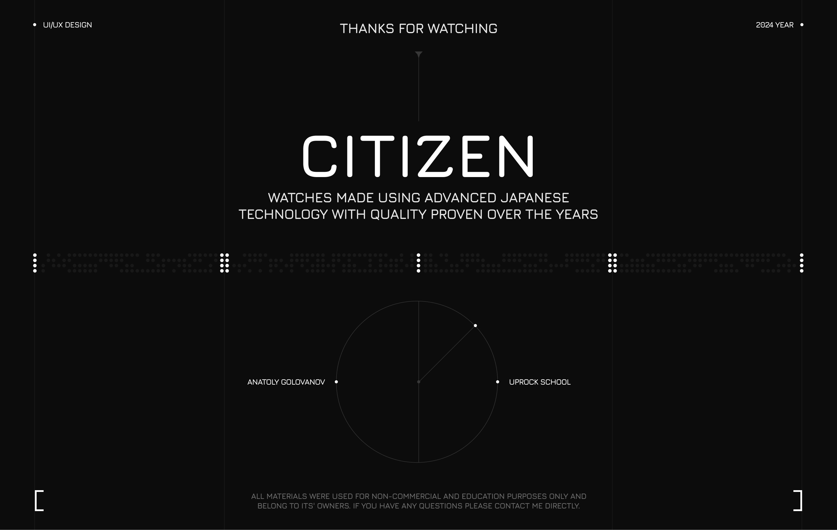 CITIZEN | Corporate website — Изображение №16 — Интерфейсы на Dprofile