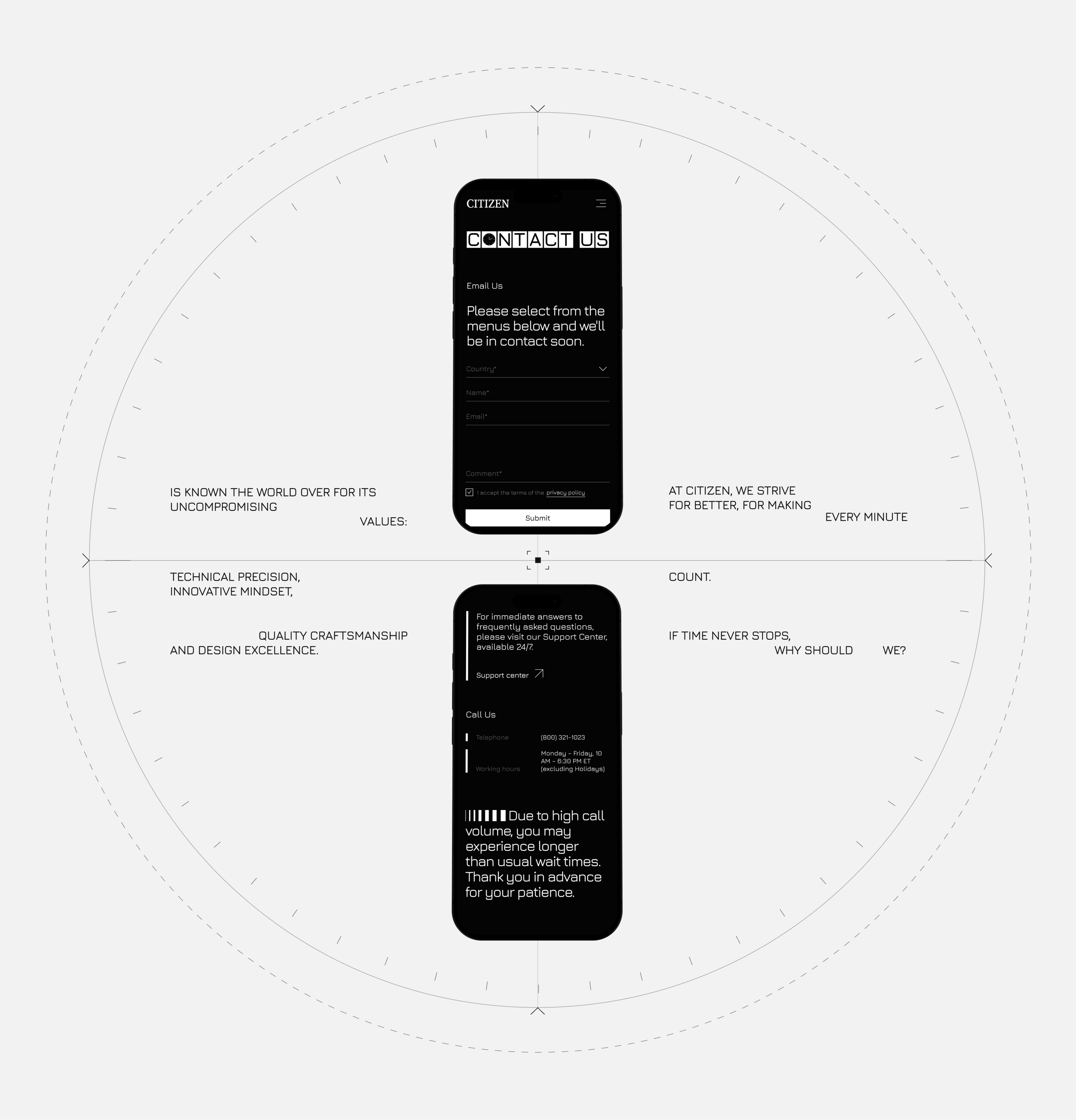 CITIZEN | Corporate website — Изображение №15 — Интерфейсы на Dprofile