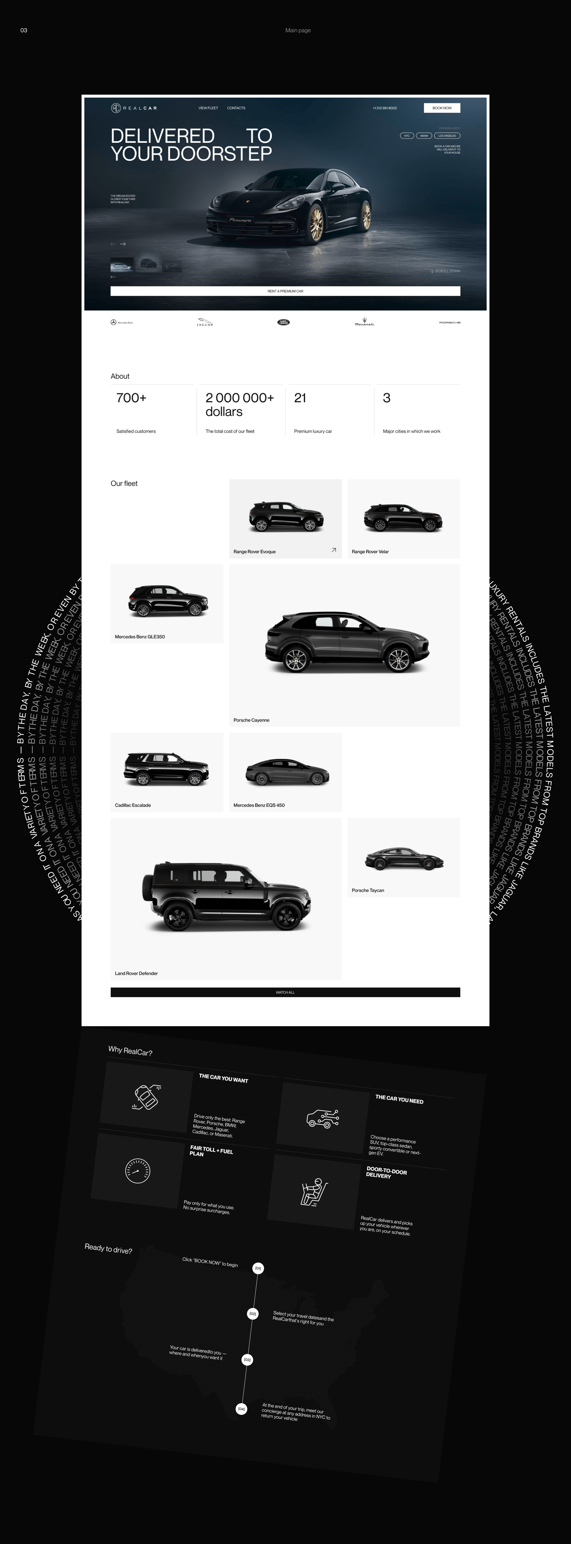 REALCAR | Landing page — Изображение №4 — Интерфейсы на Dprofile