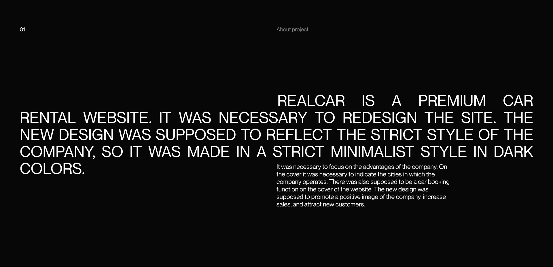 REALCAR | Landing page — Изображение №2 — Интерфейсы на Dprofile