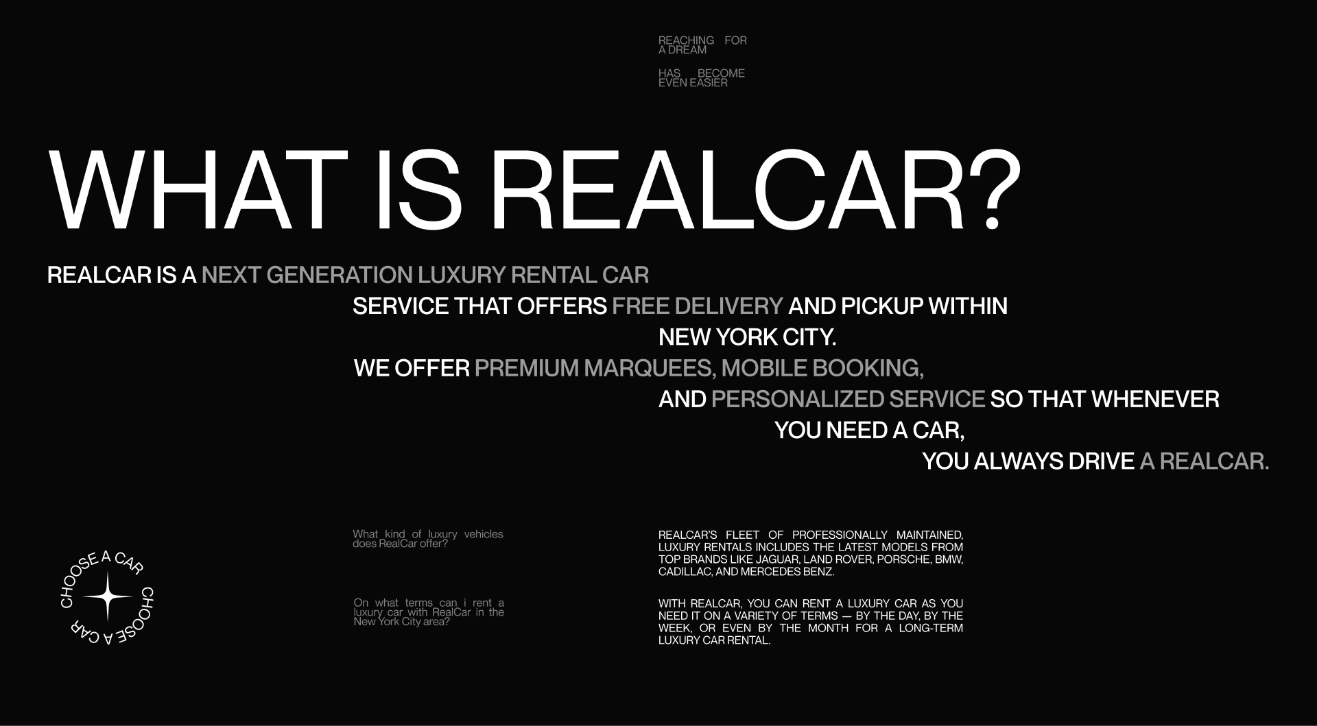 REALCAR | Landing page — Изображение №8 — Интерфейсы на Dprofile