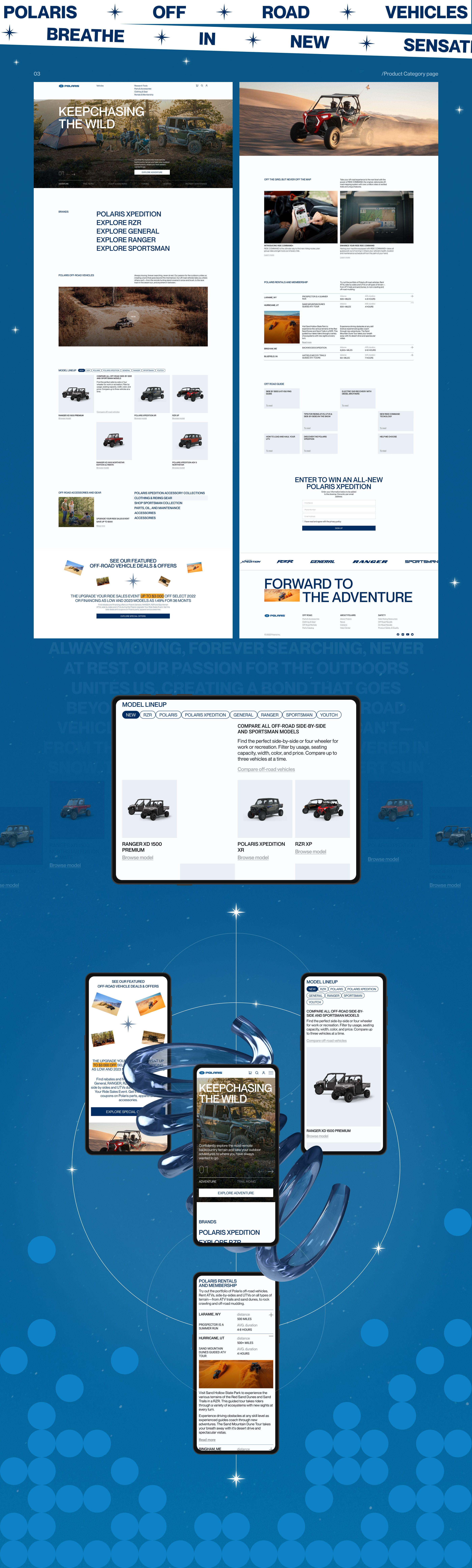 POLARIS | Corporate website — Изображение №4 — Интерфейсы на Dprofile