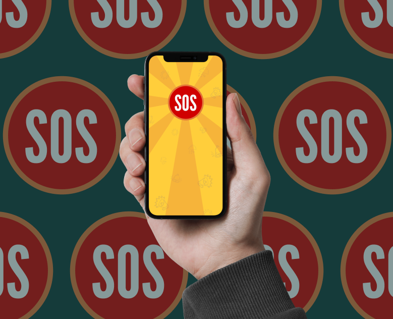 SOS мобильное приложение — Интерфейсы на Dprofile