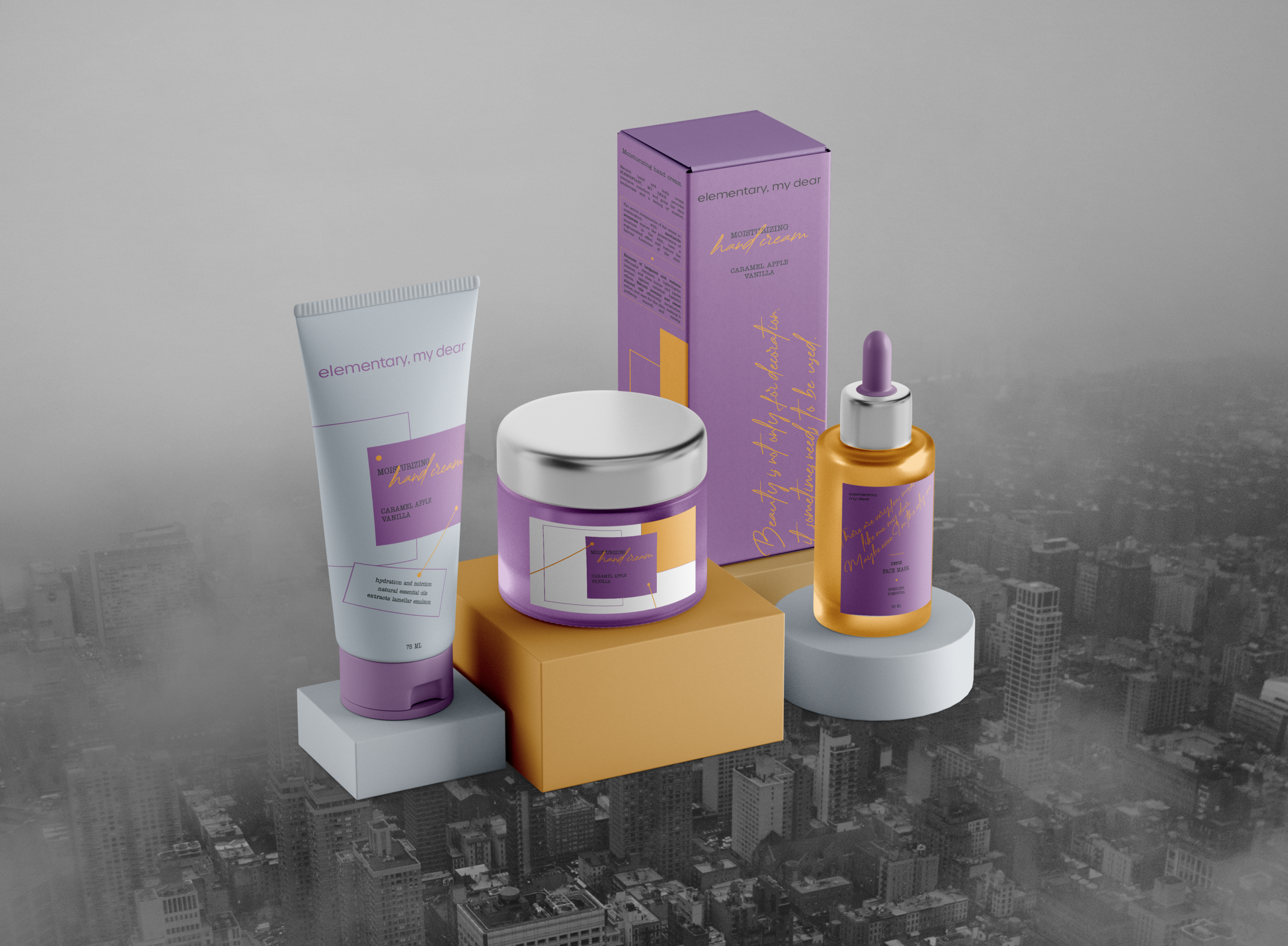 elementary, my dear | skincare branding & packaging — Изображение №10 — Брендинг, Маркетинг на Dprofile