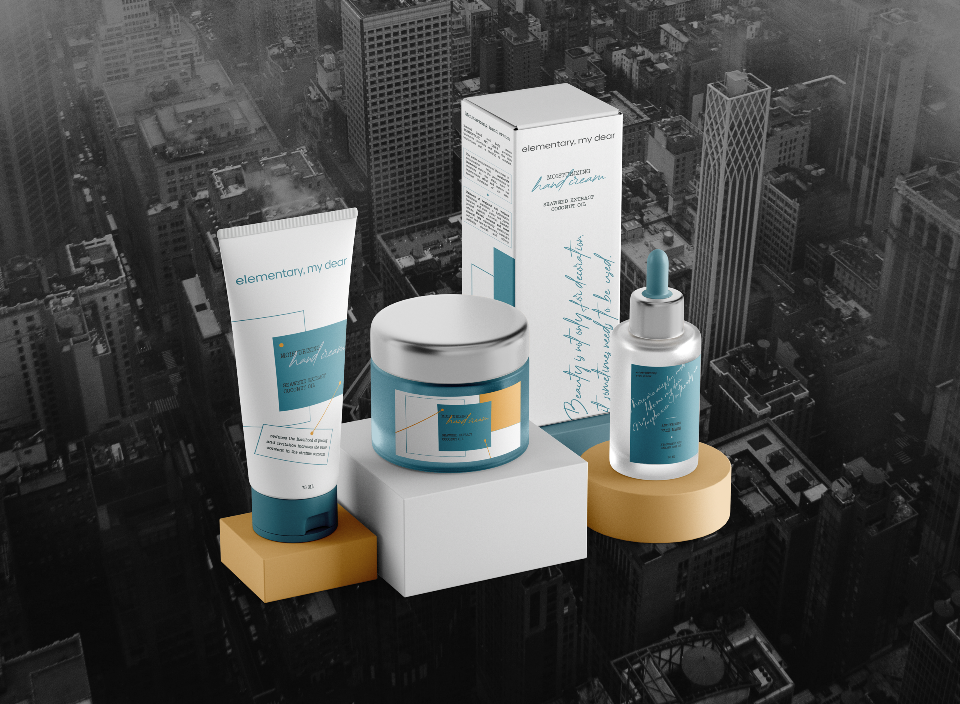 elementary, my dear | skincare branding & packaging — Изображение №12 — Брендинг, Маркетинг на Dprofile