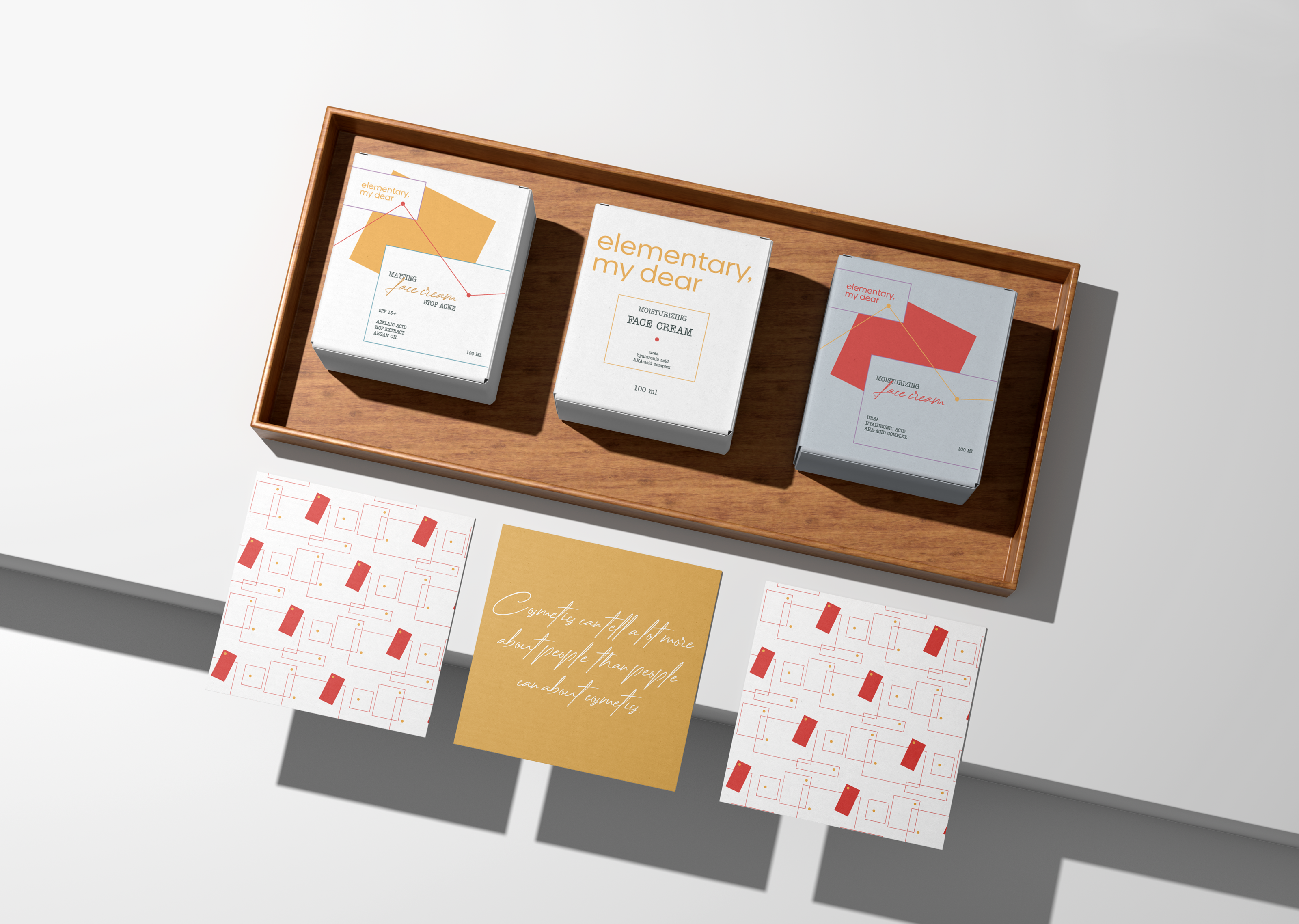 elementary, my dear | skincare branding & packaging — Изображение №16 — Брендинг, Маркетинг на Dprofile