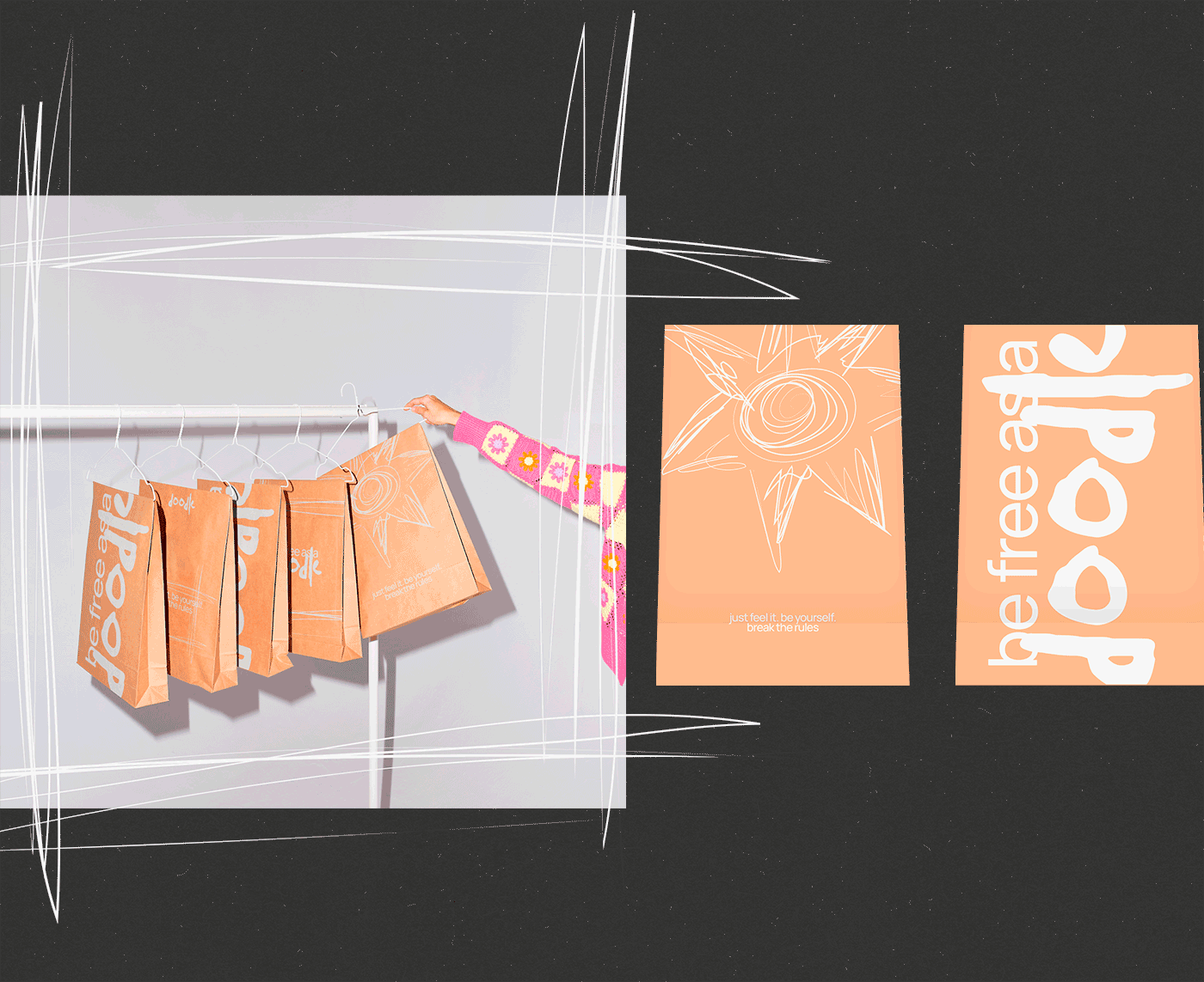 doodle | clothing store branding & packaging — Изображение №10 — Брендинг, Маркетинг на Dprofile