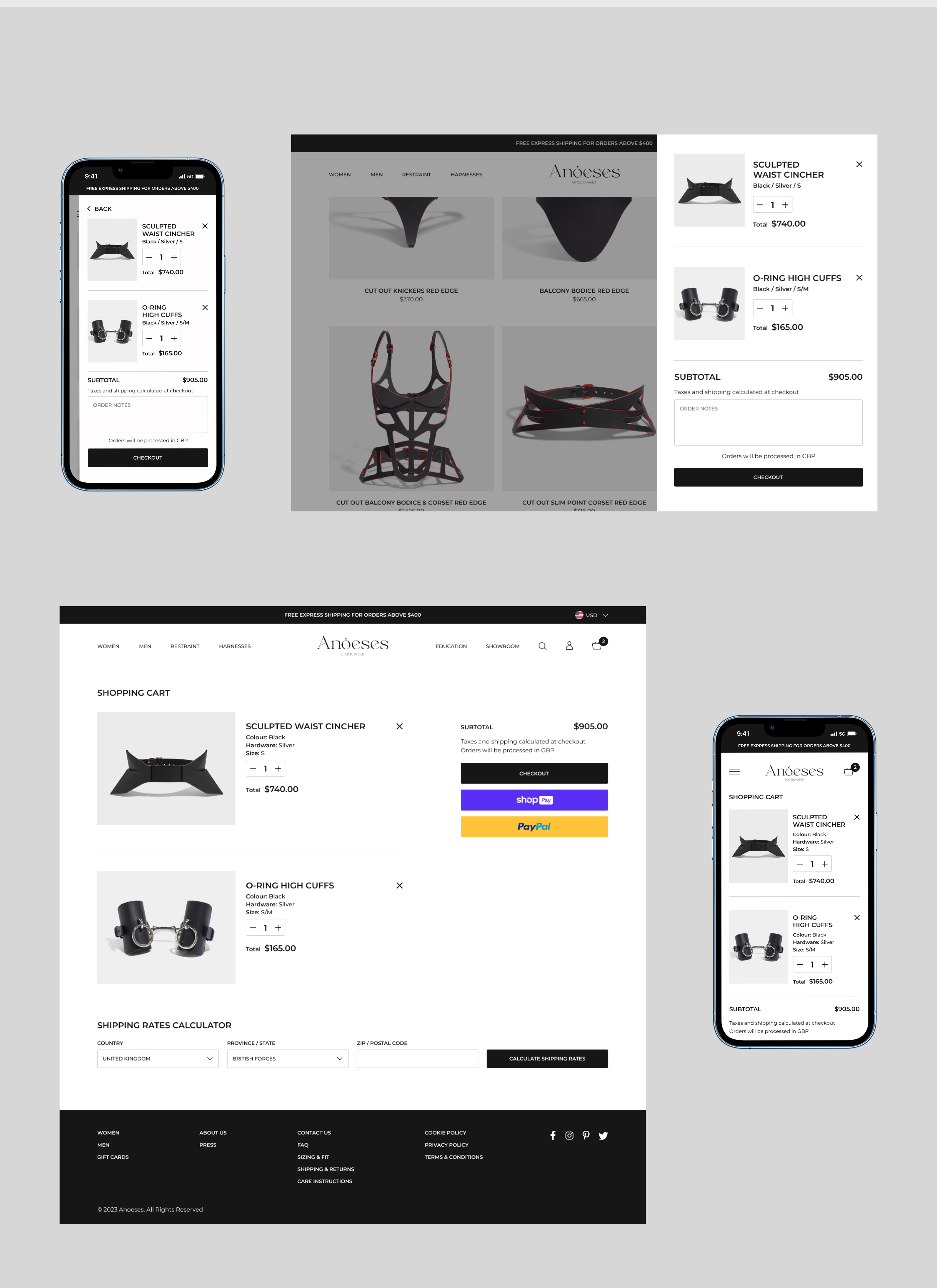 Anoeses | Brand identity & Website redesign — Изображение №13 — Интерфейсы, Брендинг на Dprofile