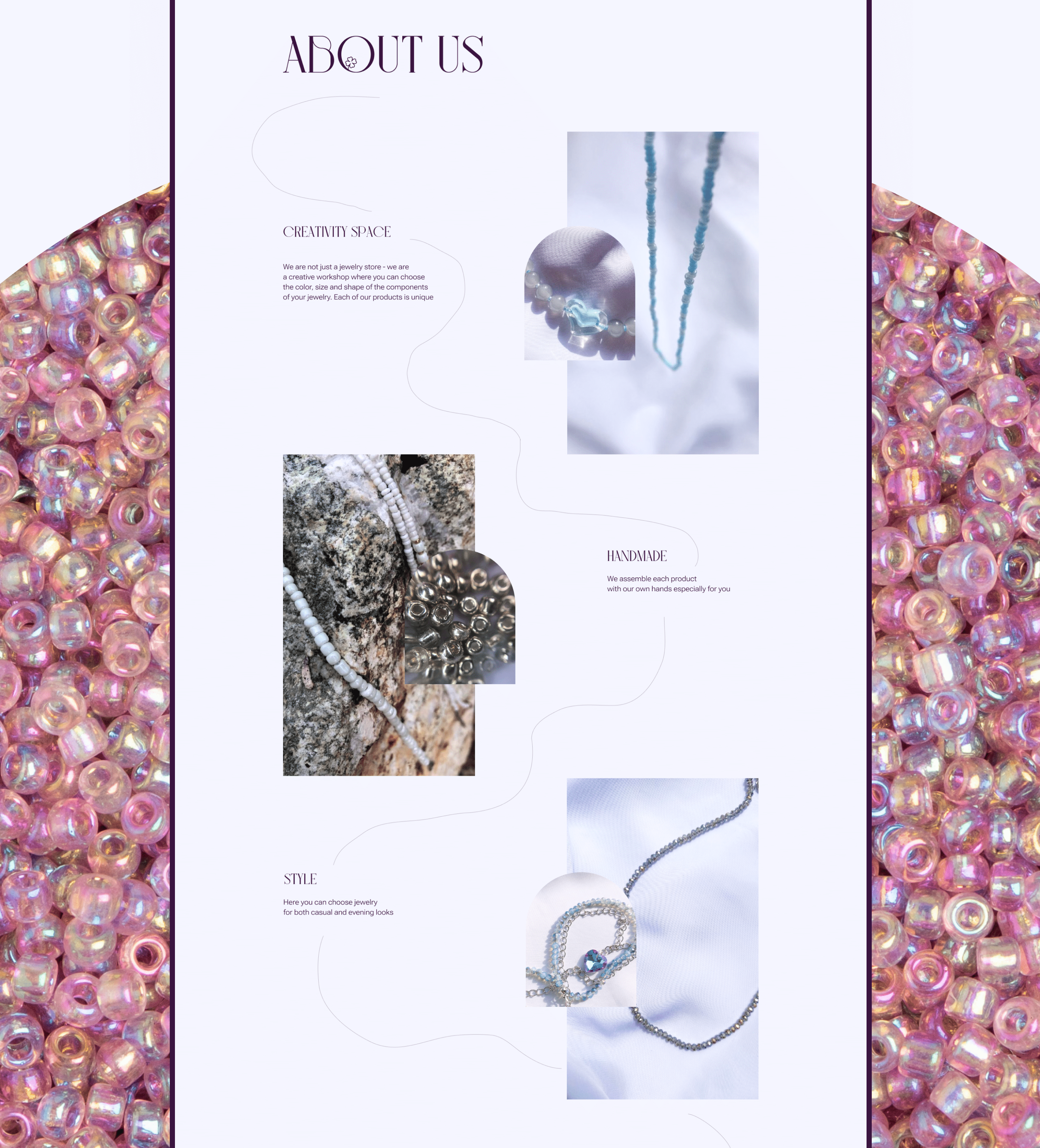 Landing page for jewelry workshop — Изображение №5 — Интерфейсы, Брендинг на Dprofile