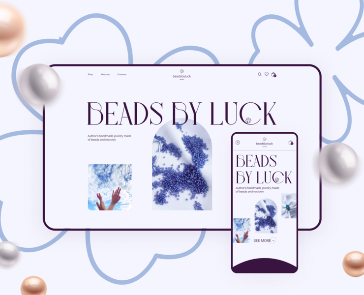 Landing page for jewelry workshop на Dprofile