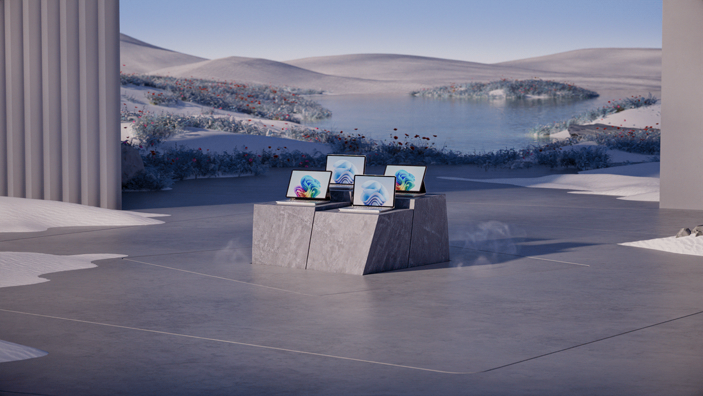 Microsoft Surface Laptop Studio 2 — Изображение №17 — 3D, Анимация на Dprofile