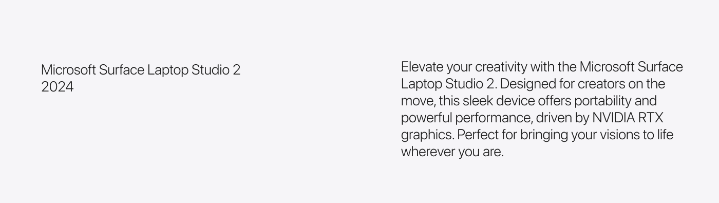 Microsoft Surface Laptop Studio 2 — Изображение №2 — 3D, Анимация на Dprofile
