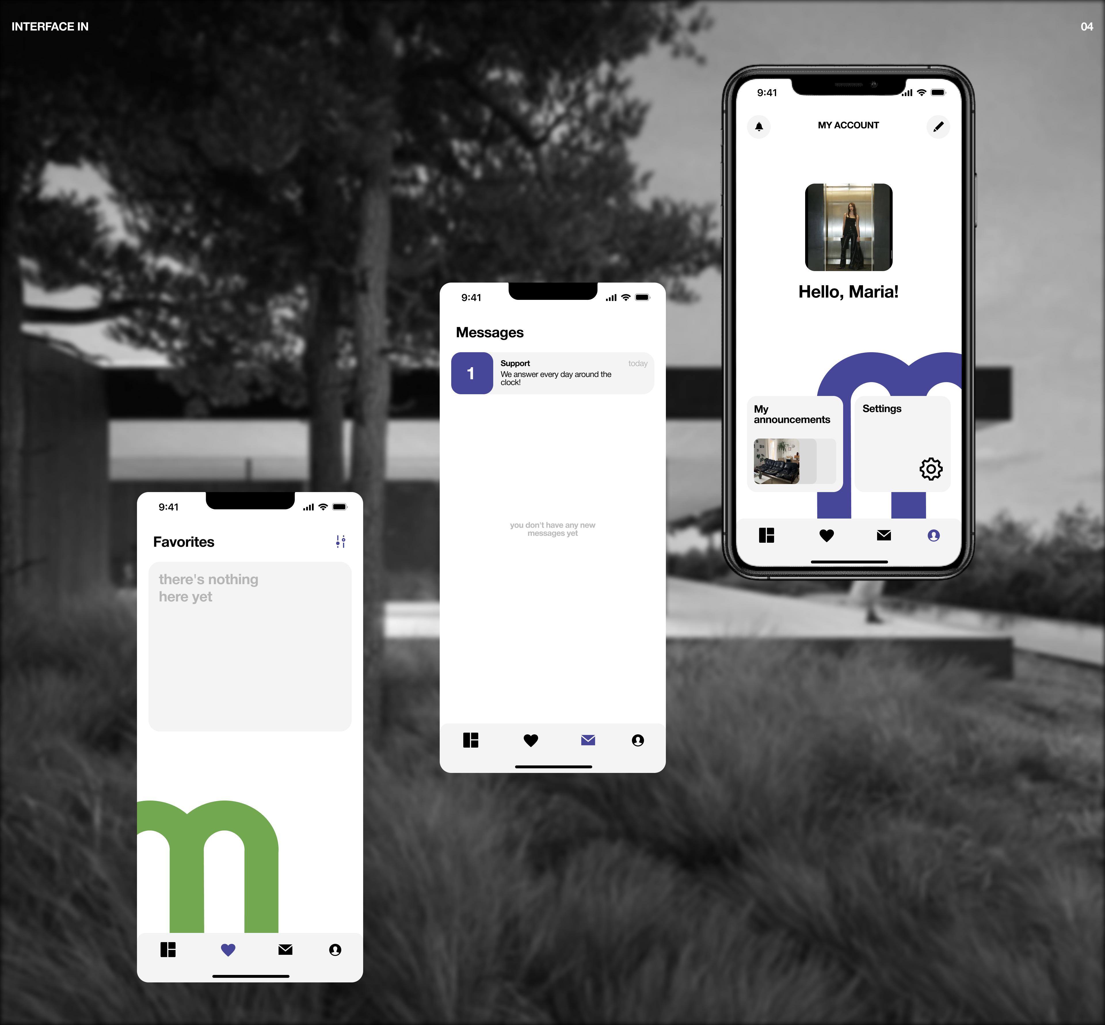 Mobile application for a real estate company — Изображение №5 — Интерфейсы, Анимация на Dprofile