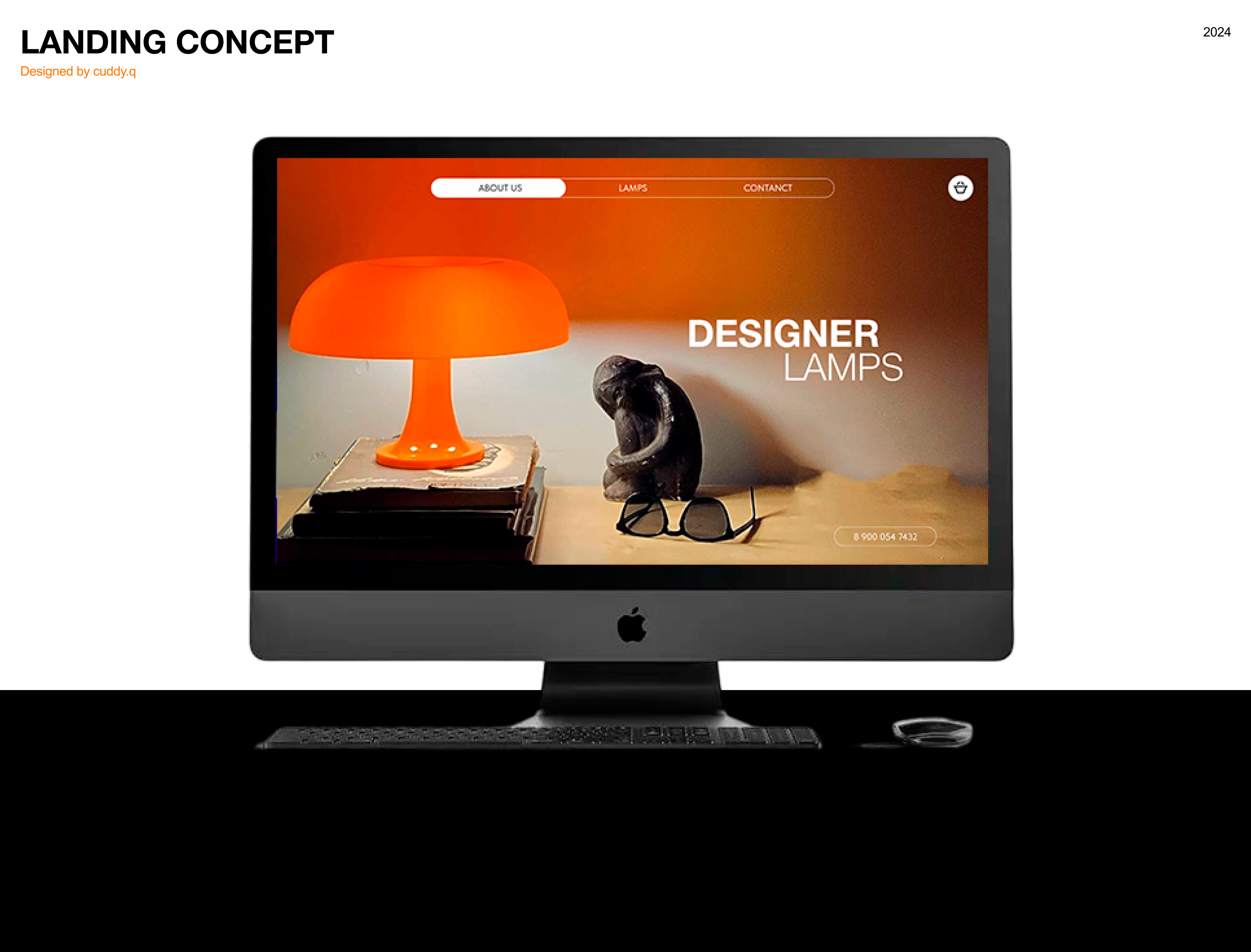 Landing page designer lamps — Изображение №1 — Интерфейсы, Брендинг на Dprofile