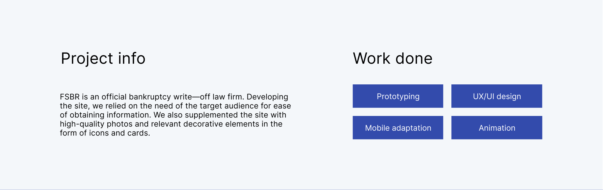 Корпоративный сайт для юридической компании, UI/UX, веб-сайт — Изображение №2 — Интерфейсы, Маркетинг на Dprofile