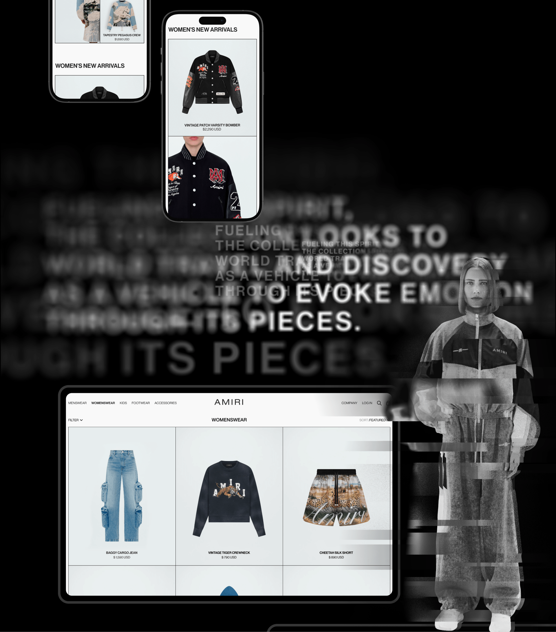 AMIRI E-COMMERCE REDESIGN CONCEPT — Изображение №4 — Интерфейсы, Графика на Dprofile