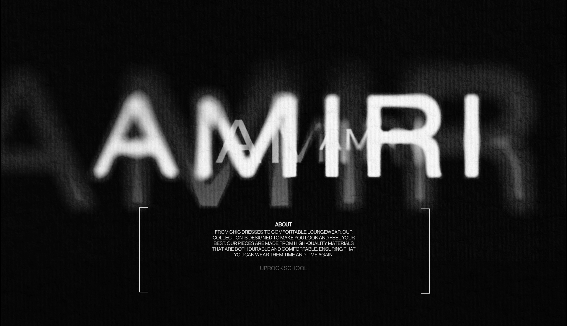 AMIRI E-COMMERCE REDESIGN CONCEPT — Изображение №1 — Интерфейсы, Графика на Dprofile