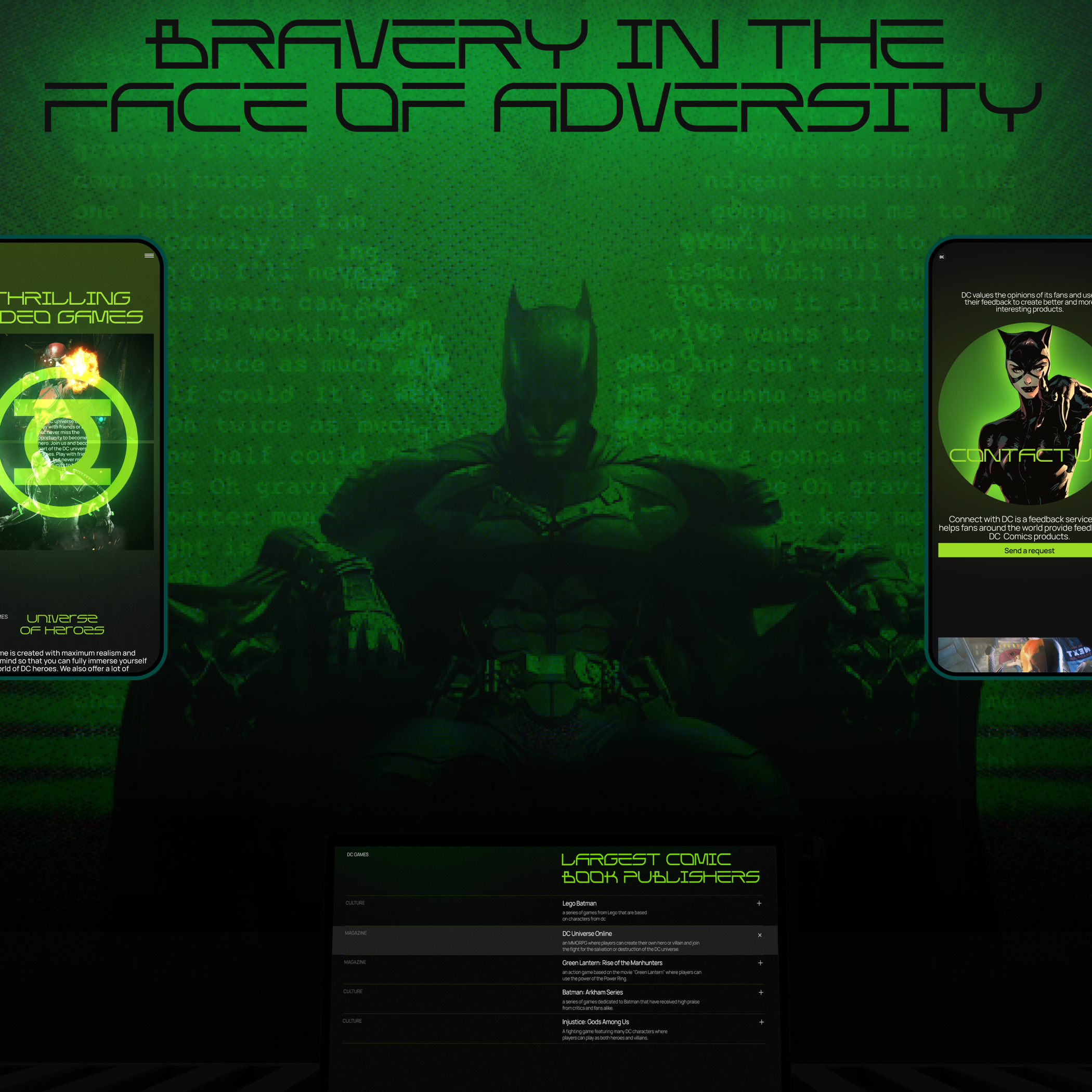 DC COMICS CORPORATE WEBSITE REDESIGN — Изображение №6 — Интерфейсы, Графика на Dprofile