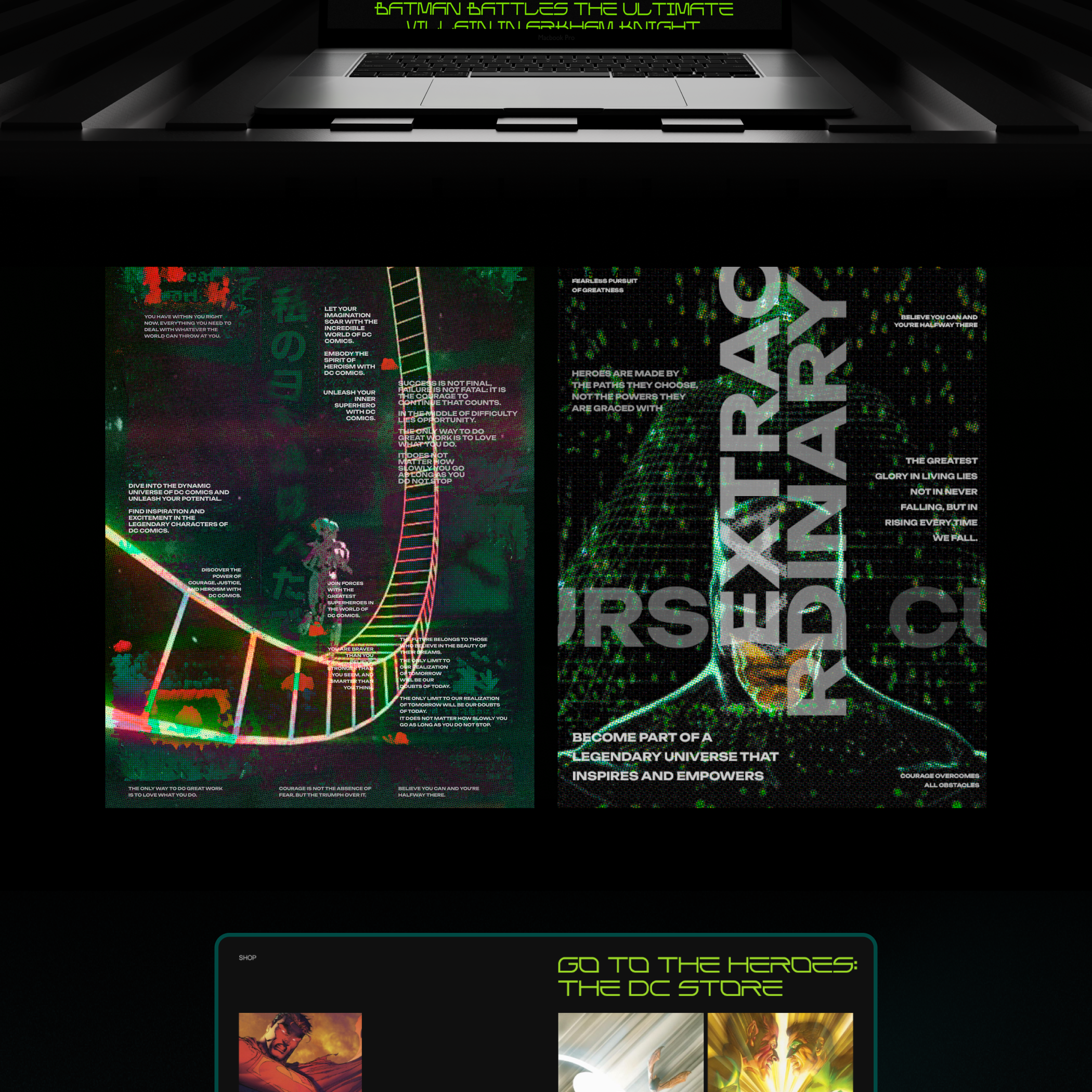 DC COMICS CORPORATE WEBSITE REDESIGN — Изображение №7 — Интерфейсы, Графика на Dprofile