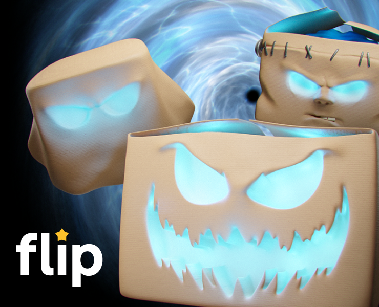 «flip | Halloween» Graphic & UI — Графика, 3D на Dprofile