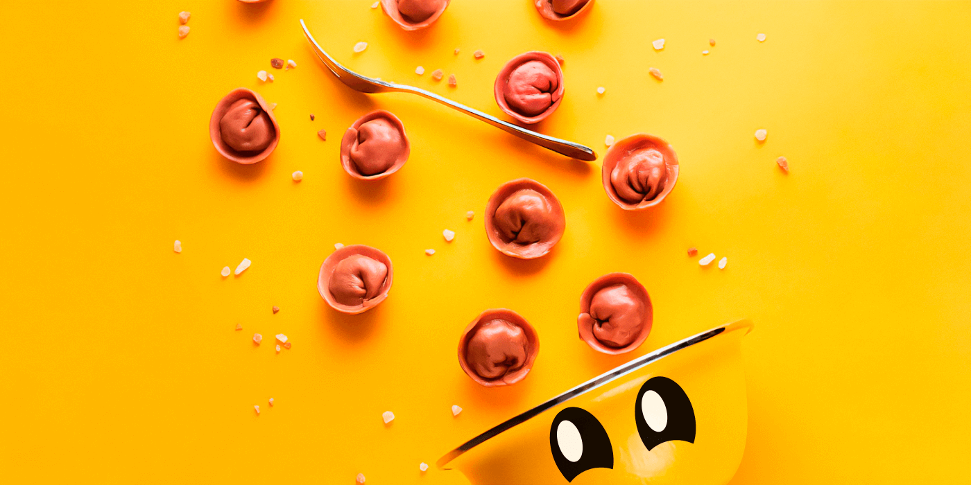 «Два пельменя» Food logo & illustrations — Изображение №1 — Брендинг, Иллюстрация, Графика на Dprofile