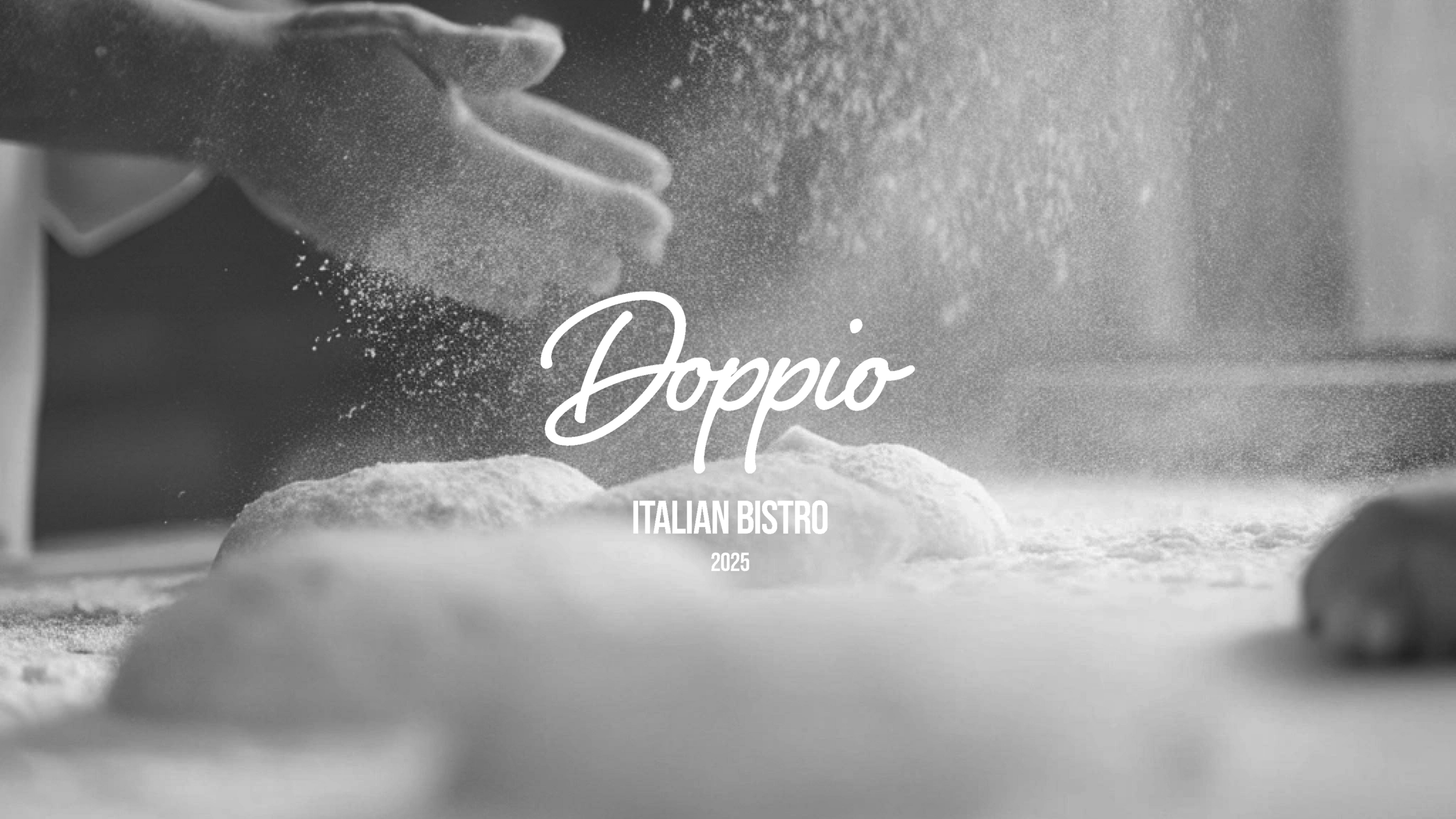 Doppio — Айдентика для итальянского бистро — Изображение №1 — Брендинг, Графика на Dprofile