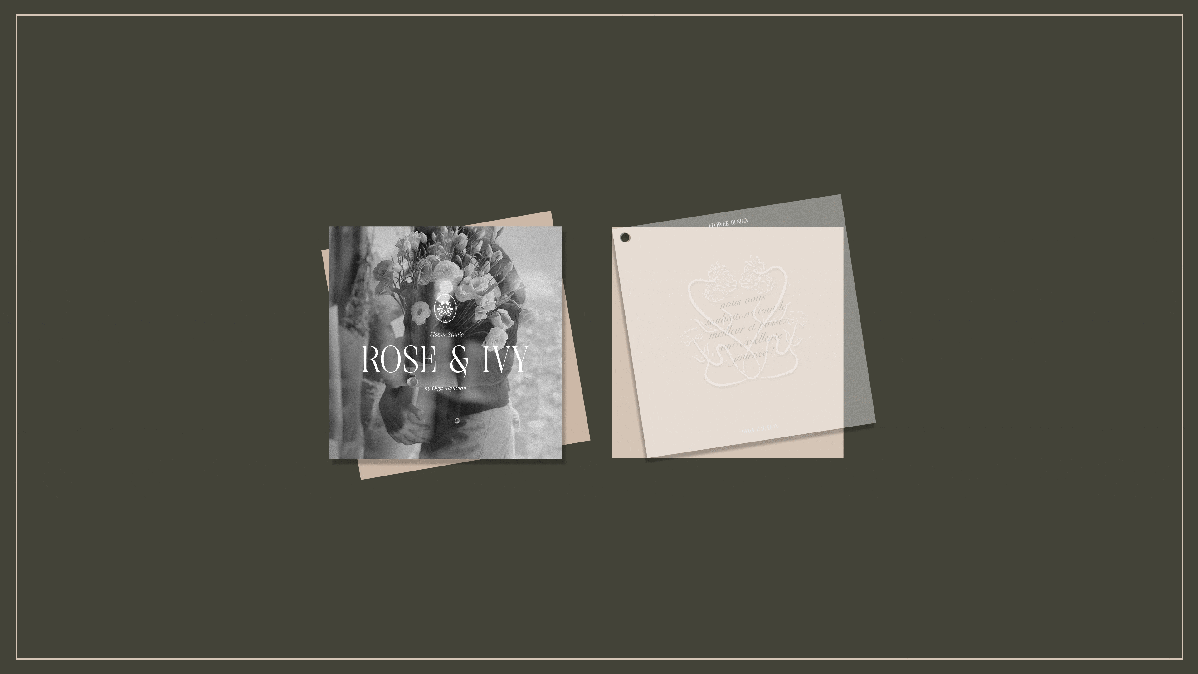 Rose&Ivy — айдентика для флориста — Изображение №13 — Брендинг на Dprofile