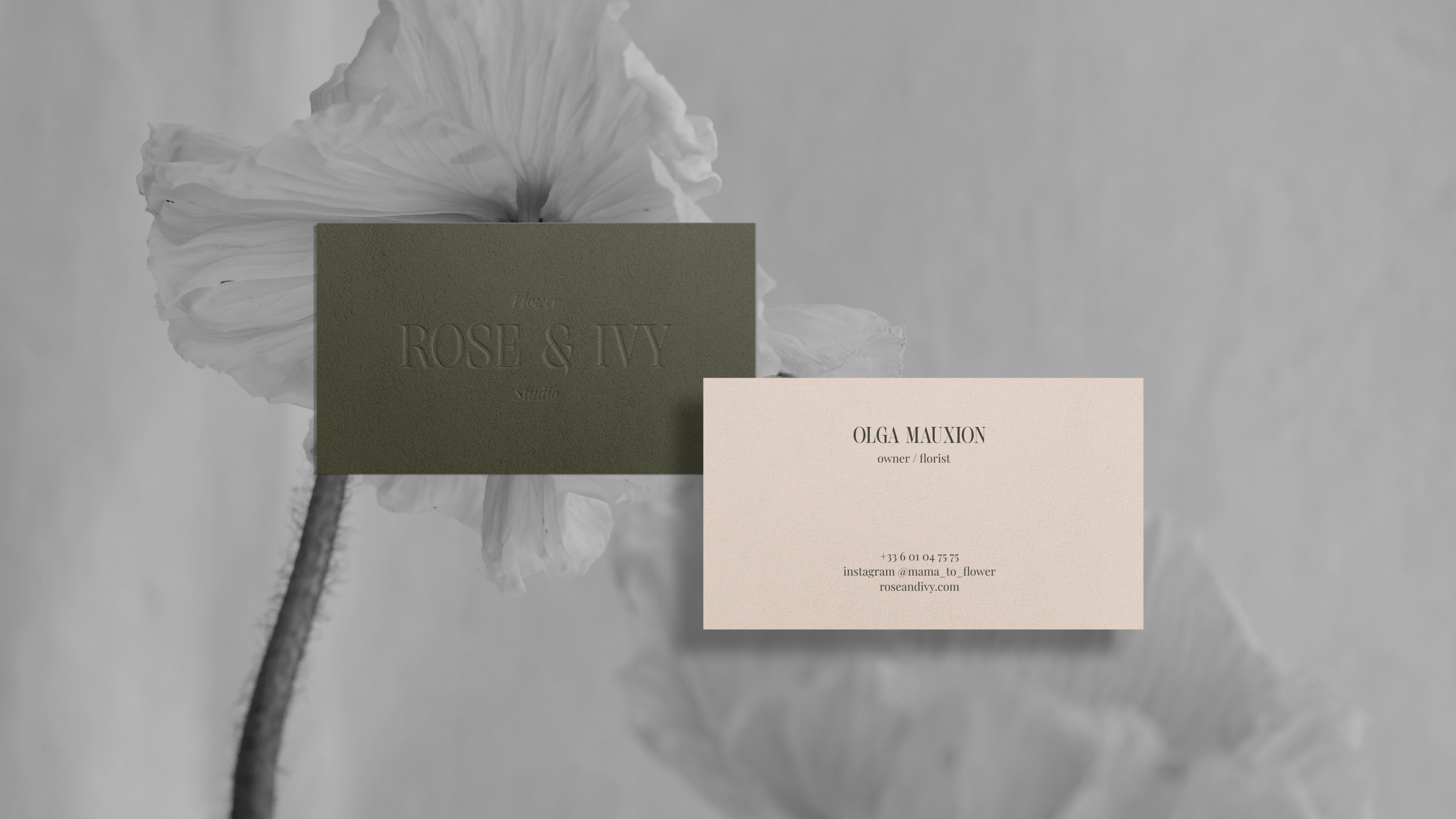 Rose&Ivy — айдентика для флориста — Изображение №2 — Брендинг на Dprofile