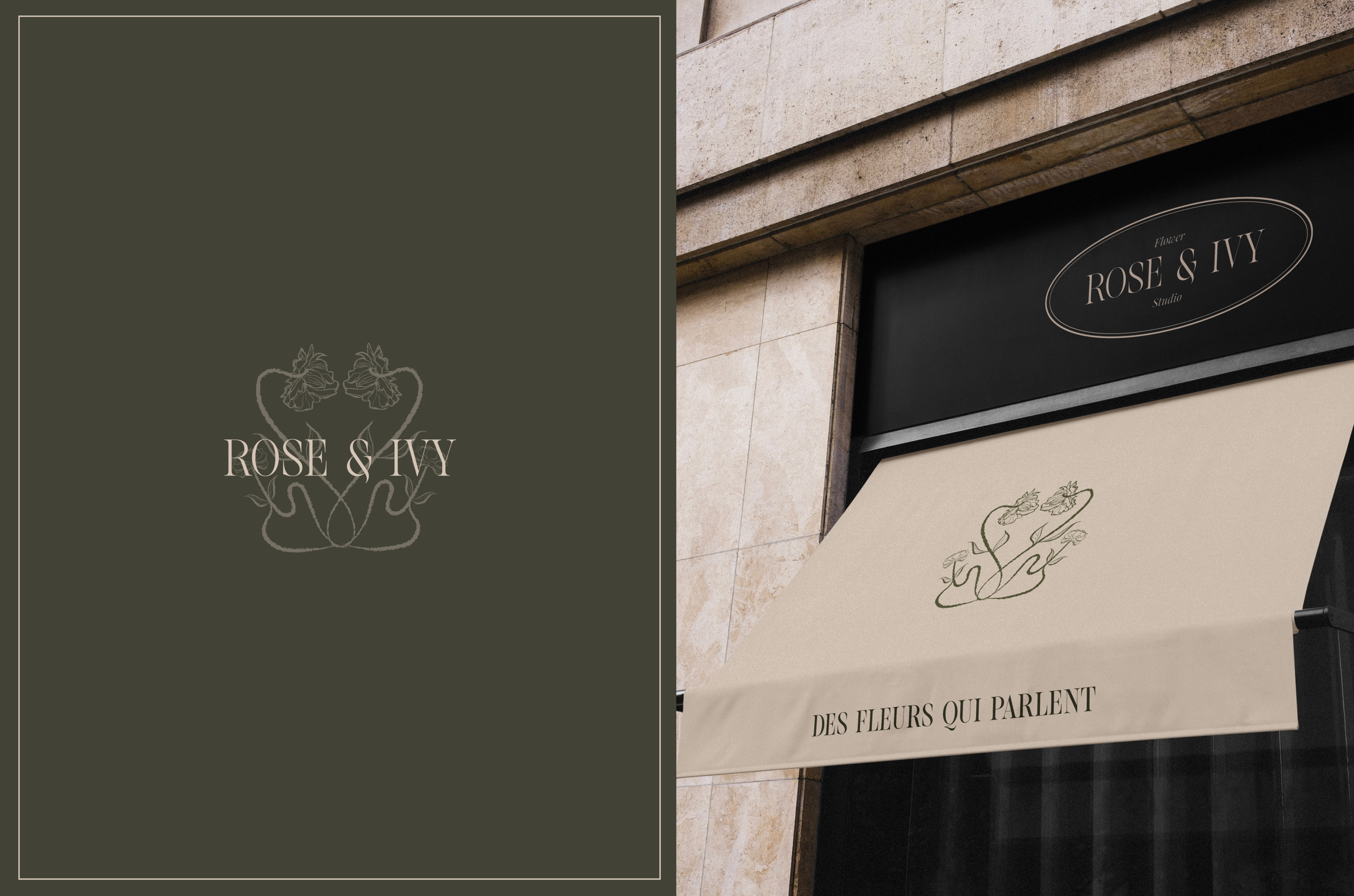 Rose&Ivy — айдентика для флориста — Изображение №5 — Брендинг на Dprofile