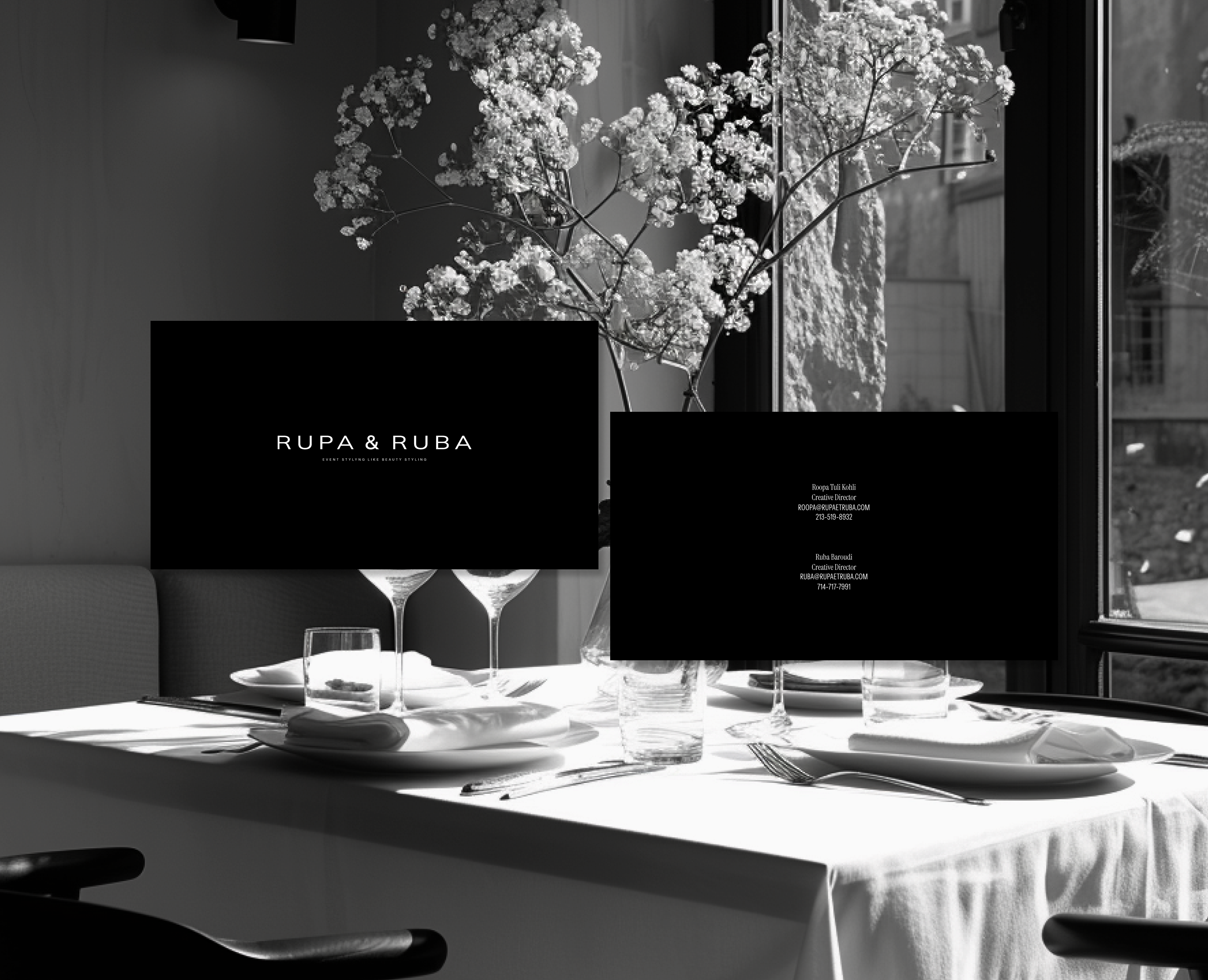 Rupa & Ruba | Айдентика для агенства мероприятий — Брендинг на Dprofile