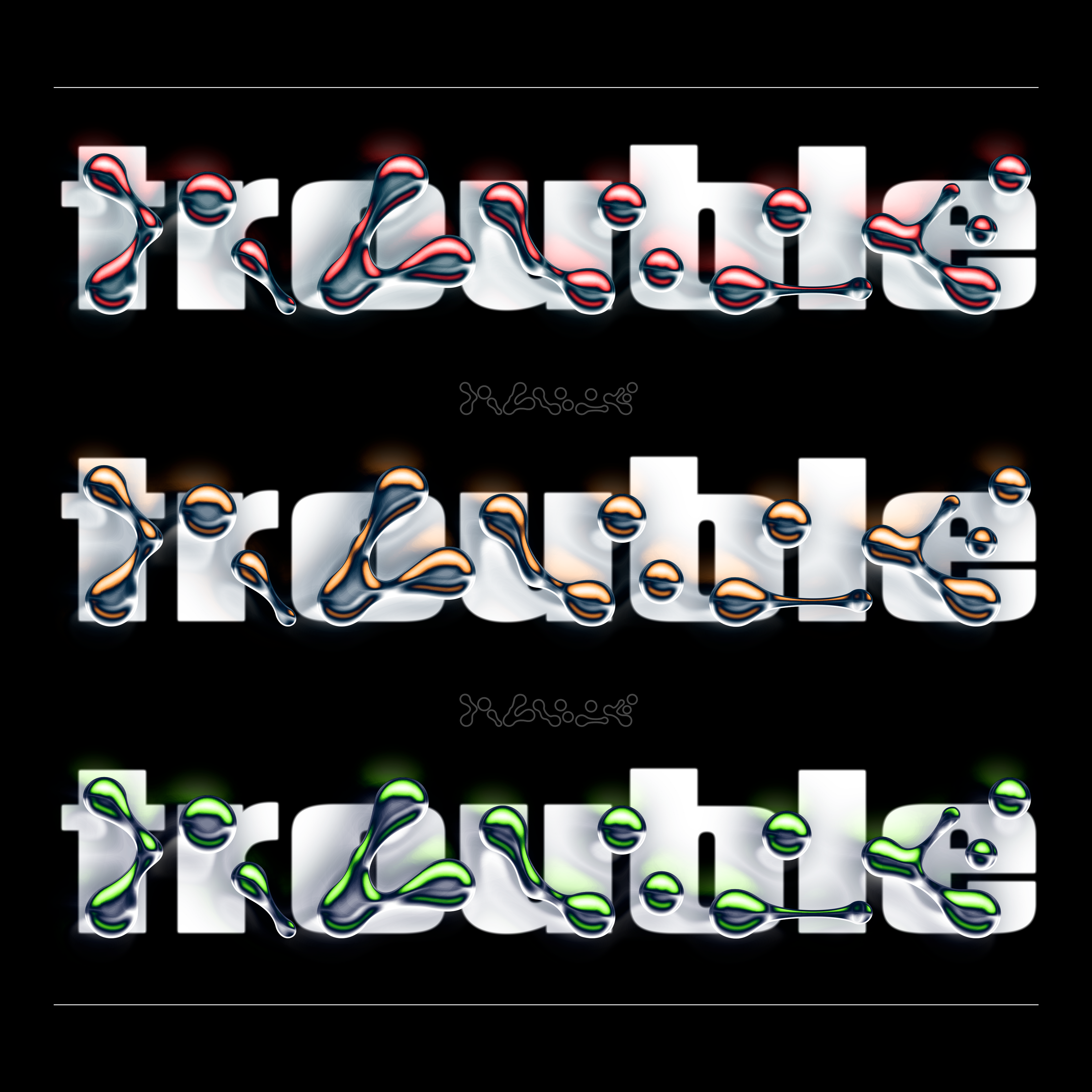 [Trouble] Alinx Typeface by ttttiee — Изображение №1 — Графика на Dprofile
