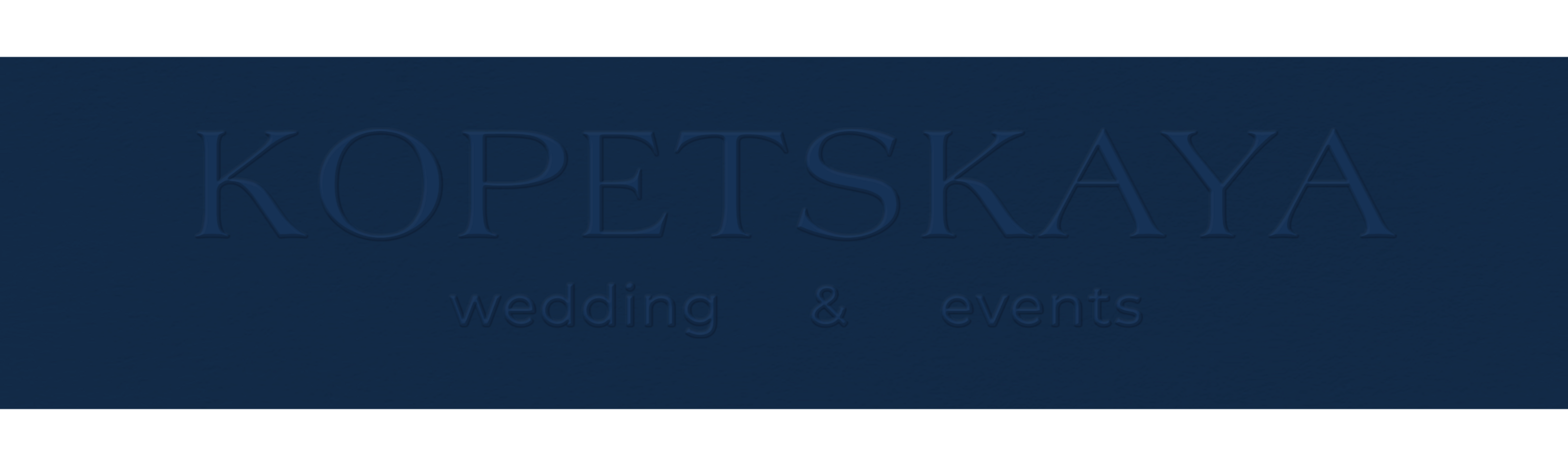 Kopetskaya wedding & events | Brand identity — Изображение №6 — Брендинг на Dprofile